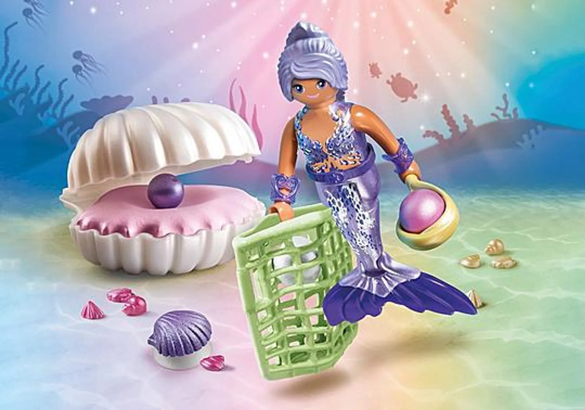 Mermaid with Pearl Seashell