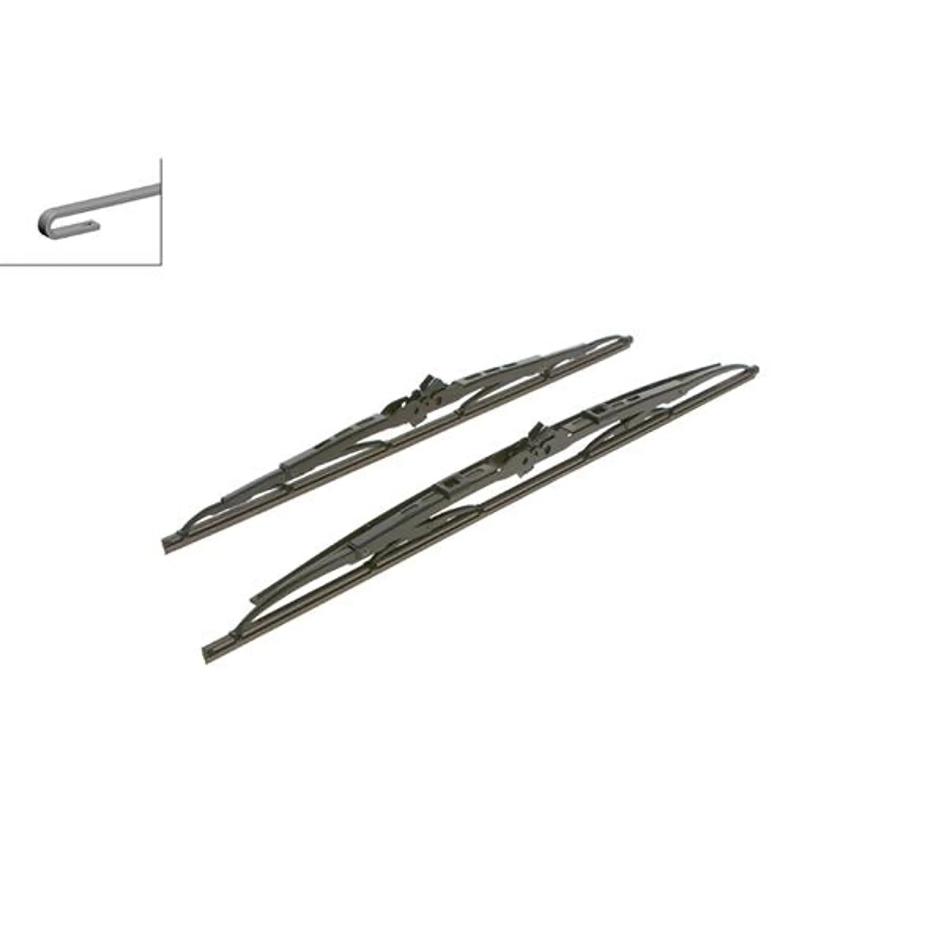 Bosch Super Plus Universal Wiper Blade Set With Spoiler SP21/18S