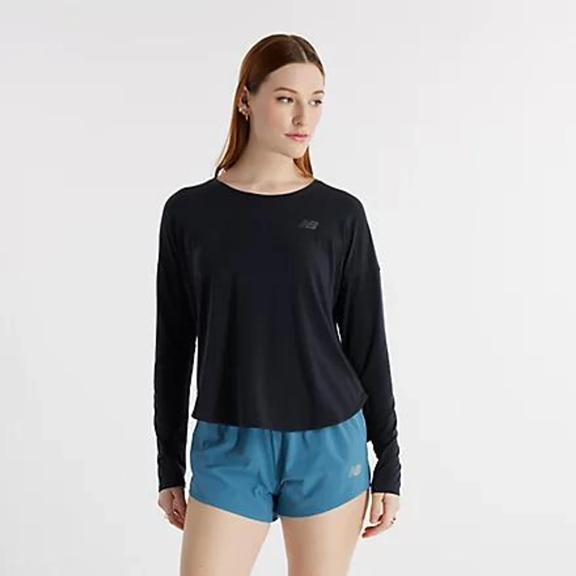 Drapey Jersey Long Sleeve T-Shirt