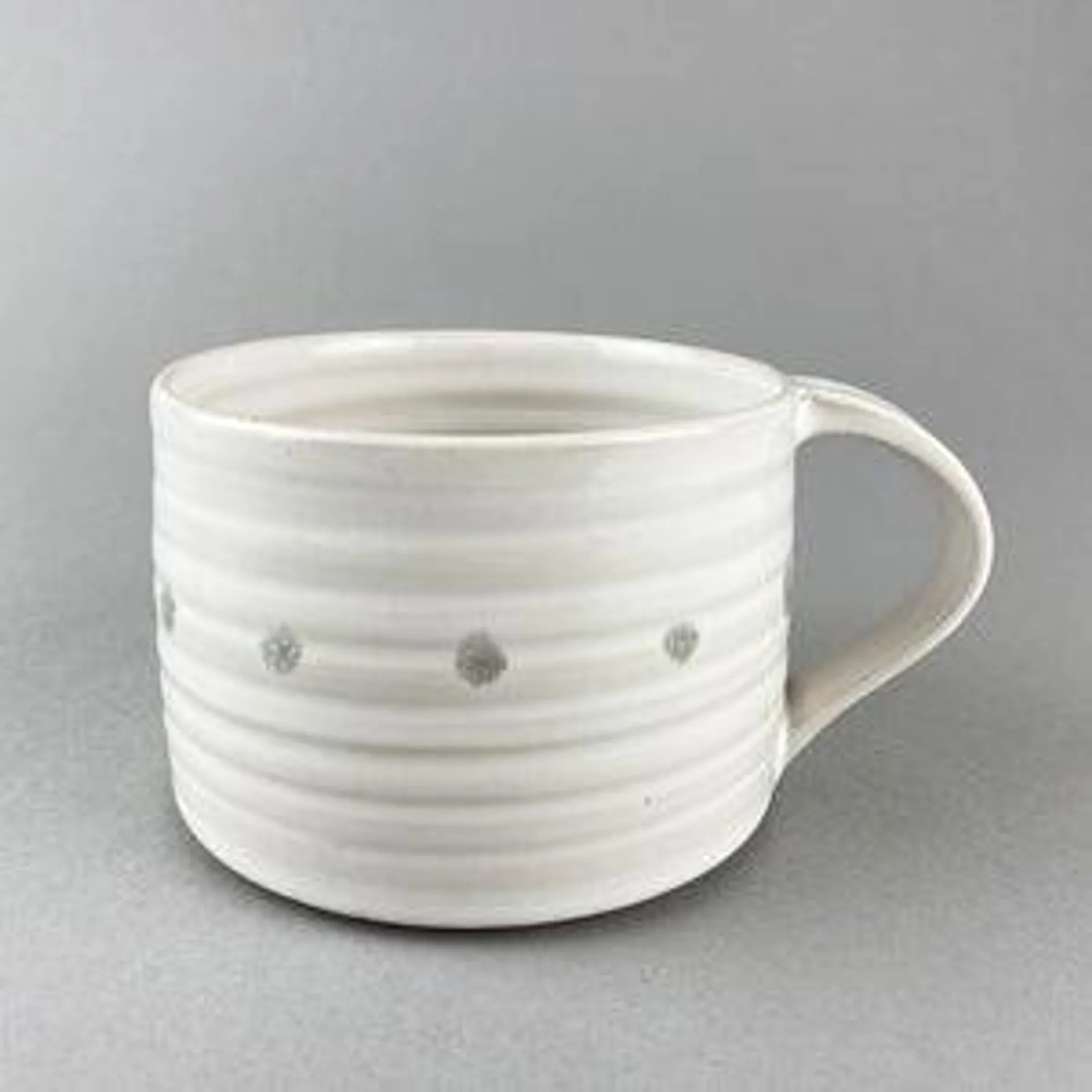 Grey Dot Mug