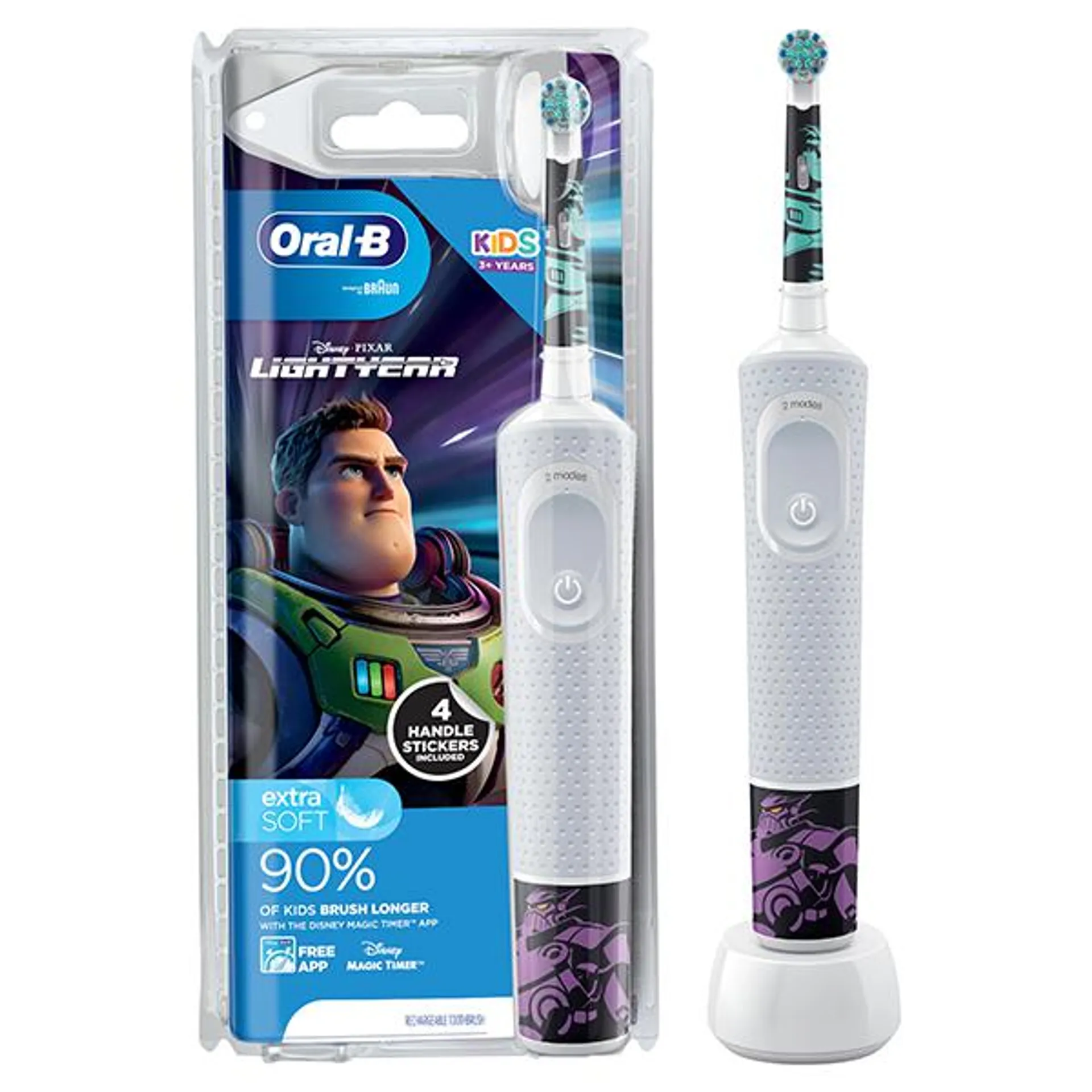 Oral-B Kids Lightyear Vitality Electric Rechargeable Toothbrush for Age 3+