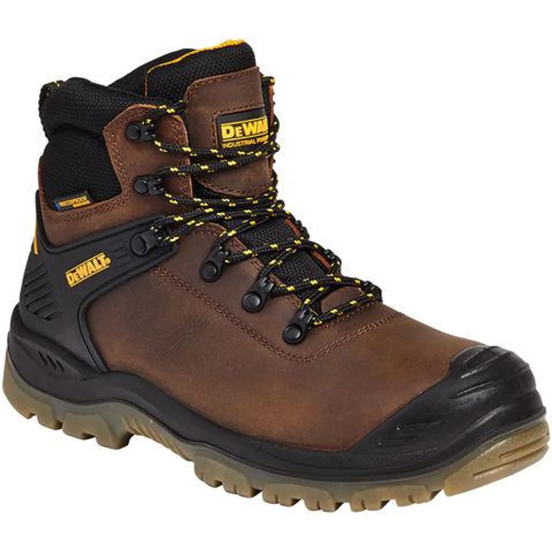 DeWalt Newark Brown Waterproof Safety Hiker Boots - Sizes 7 to 11