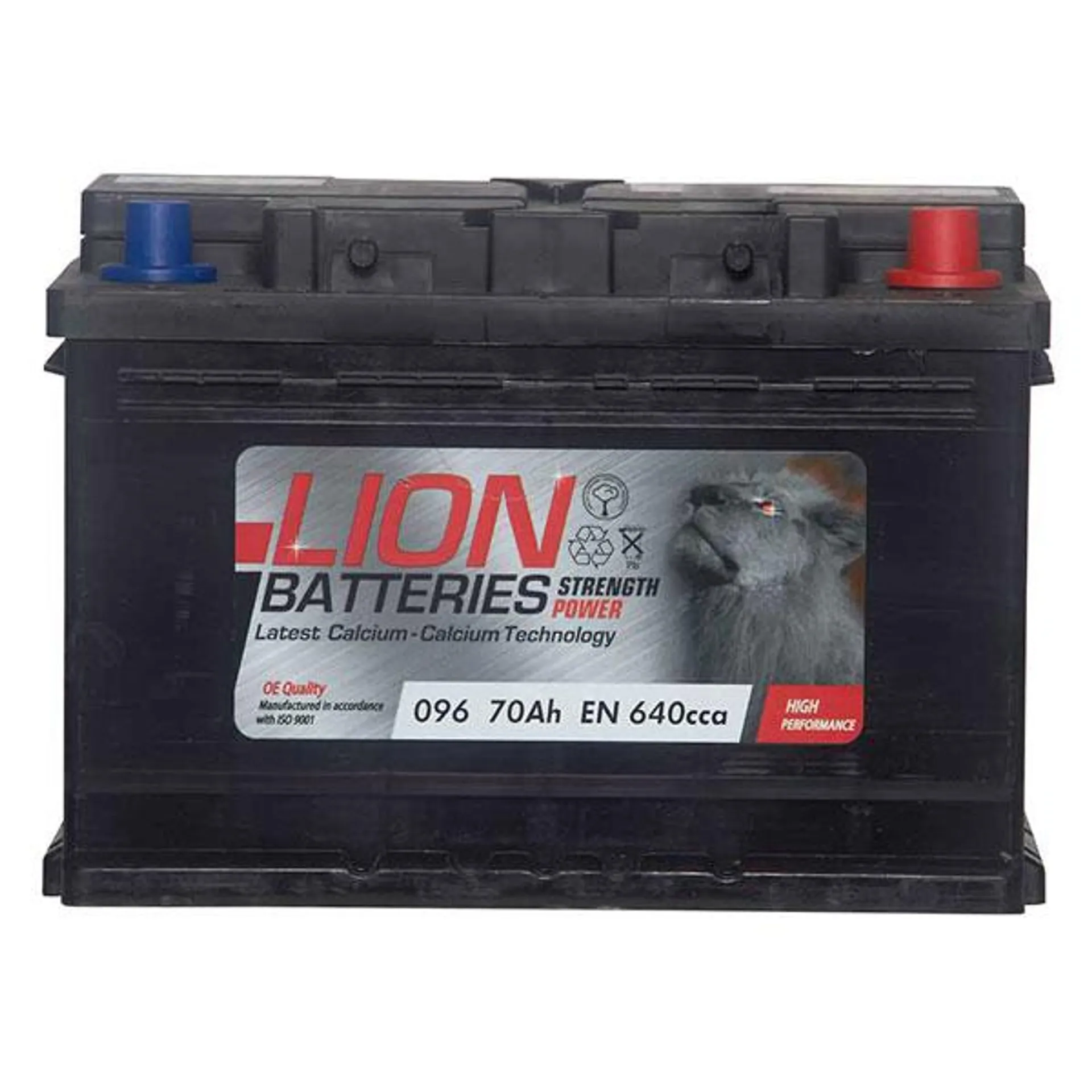 Lion 096 Car Battery - 3 Year Guarantee