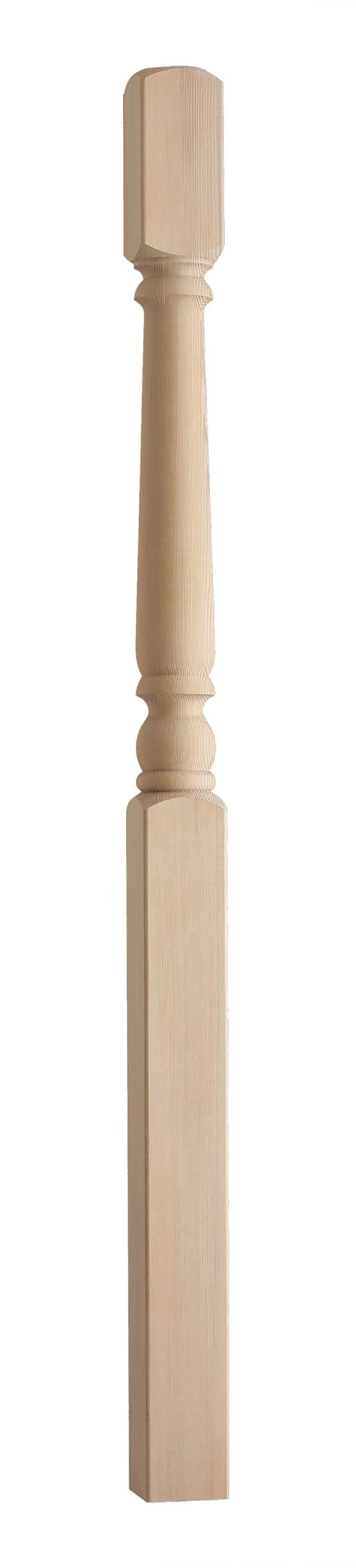 Wickes Hemlock Turned Newel - 1500 x 90 x 90mm