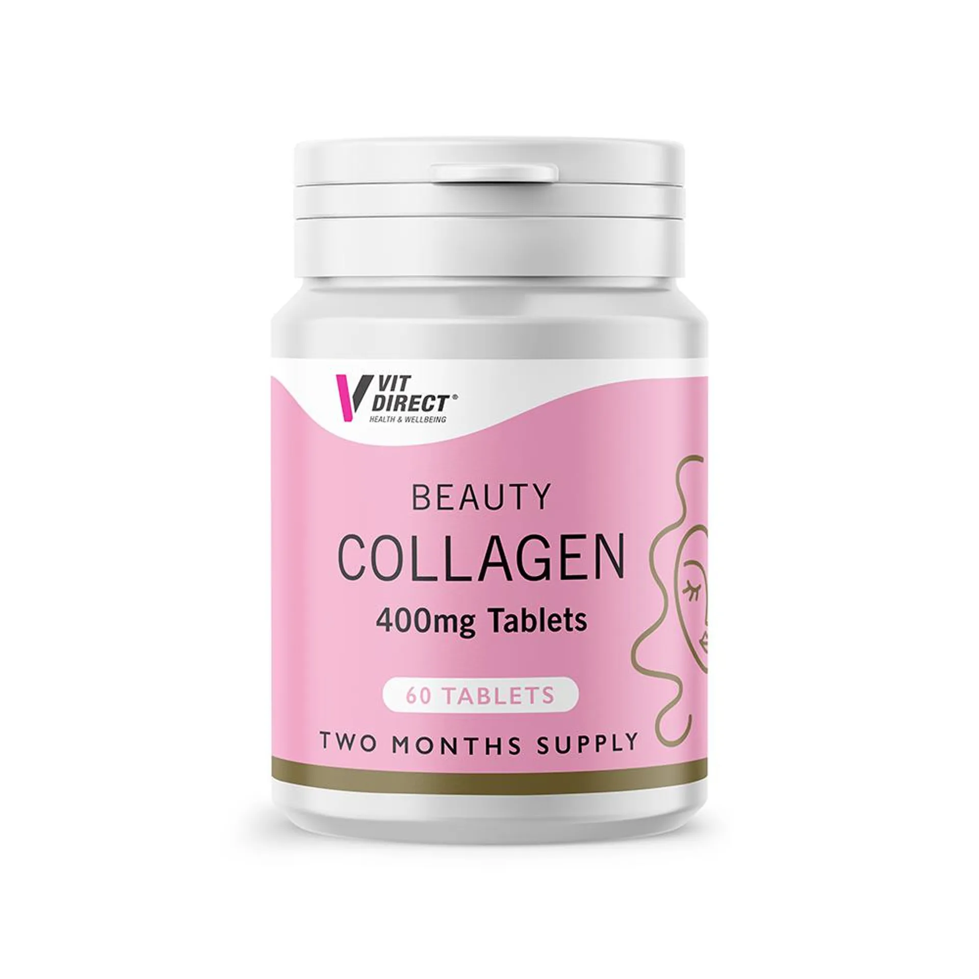 Vit Direct: Beauty Collagen Plus Biotin - 60 Tablets