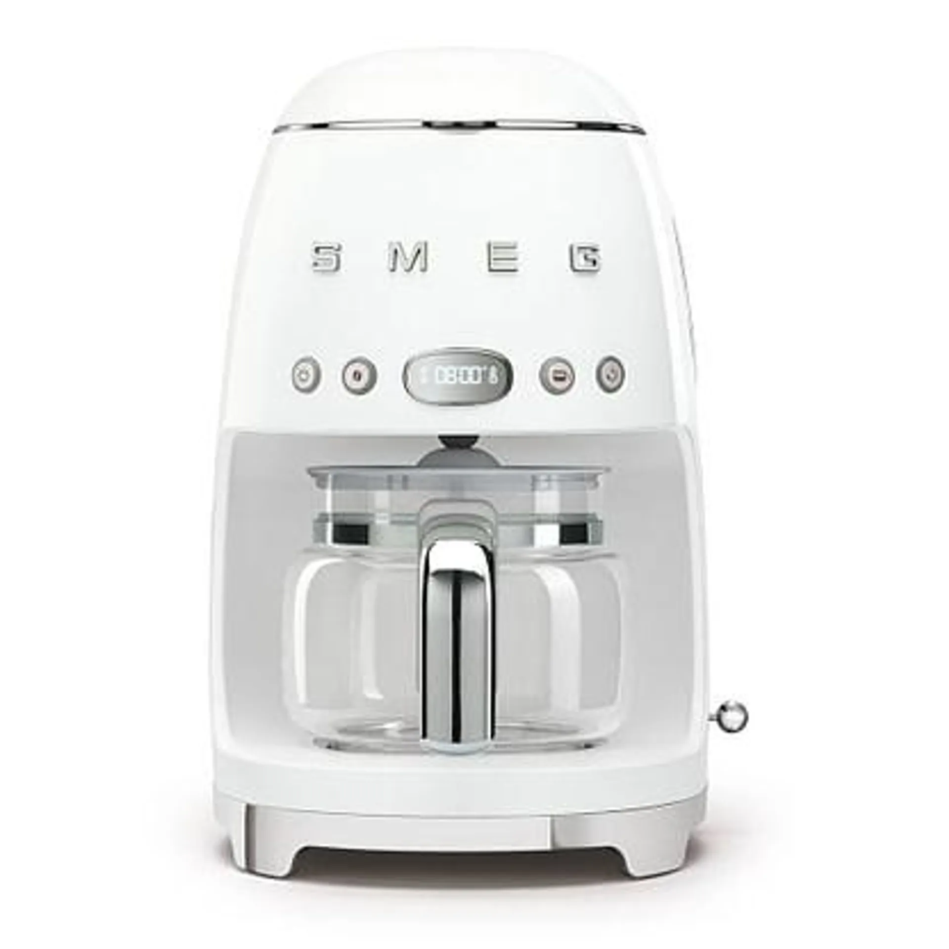 Smeg DCF02WHUK Freestanding Retro Drip Filter Coffee Machine – WHITE