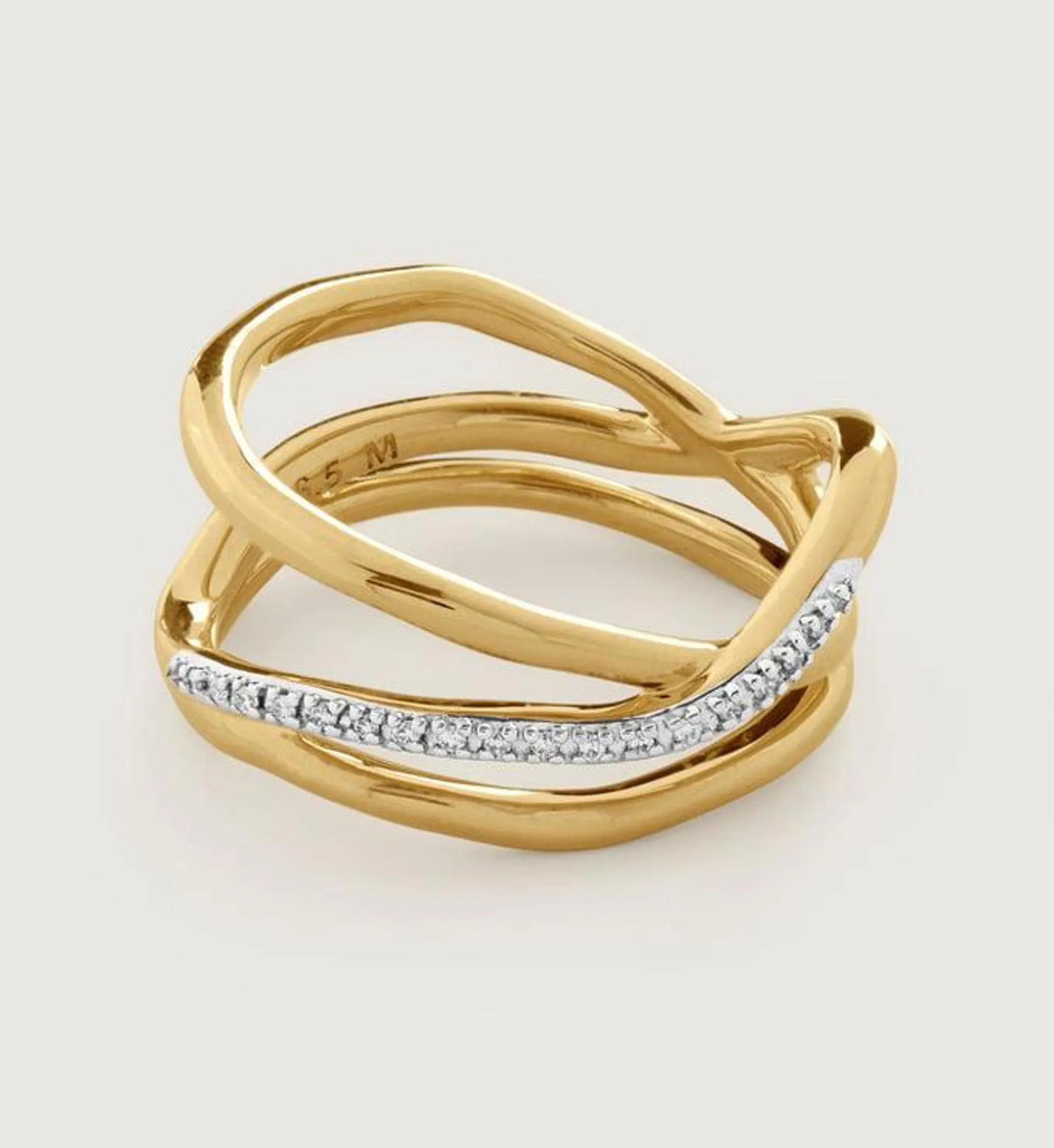 Riva Diamond Pre-Stacked Ring