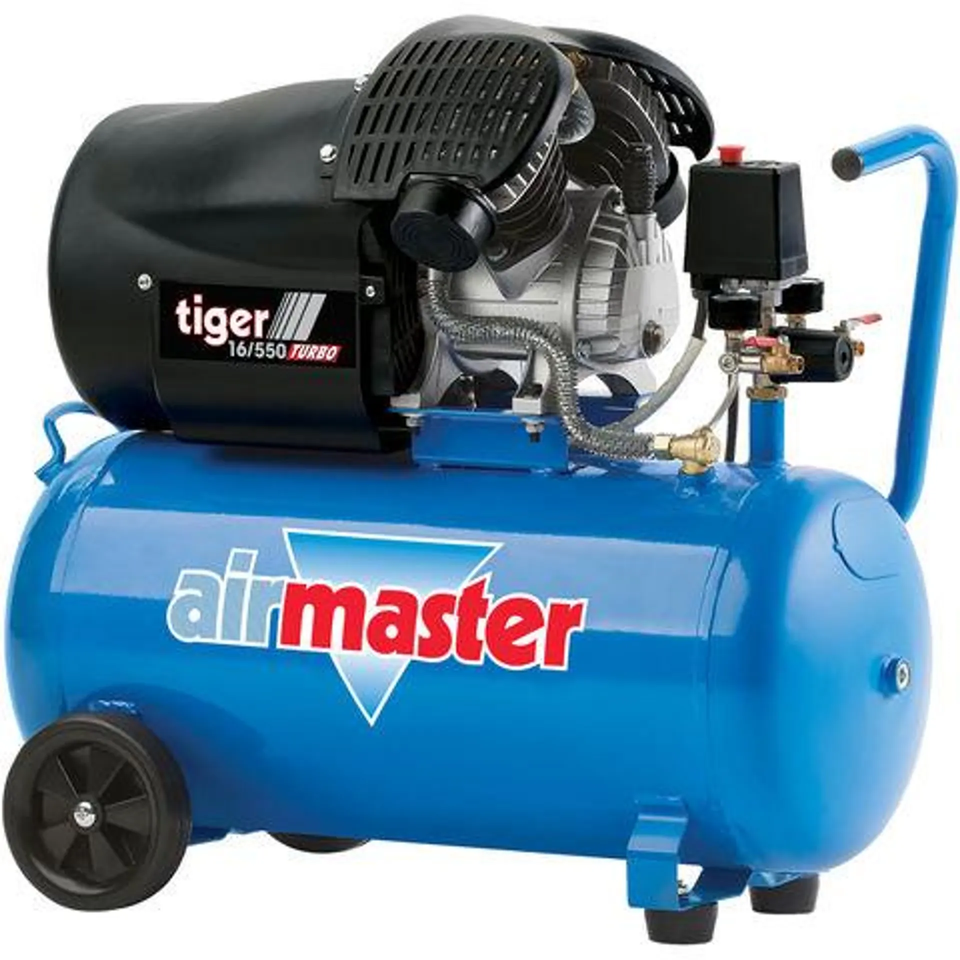 Airmaster Tiger 16/550 14.5cfm 50 Litre 3HP Air Compressor (230V)