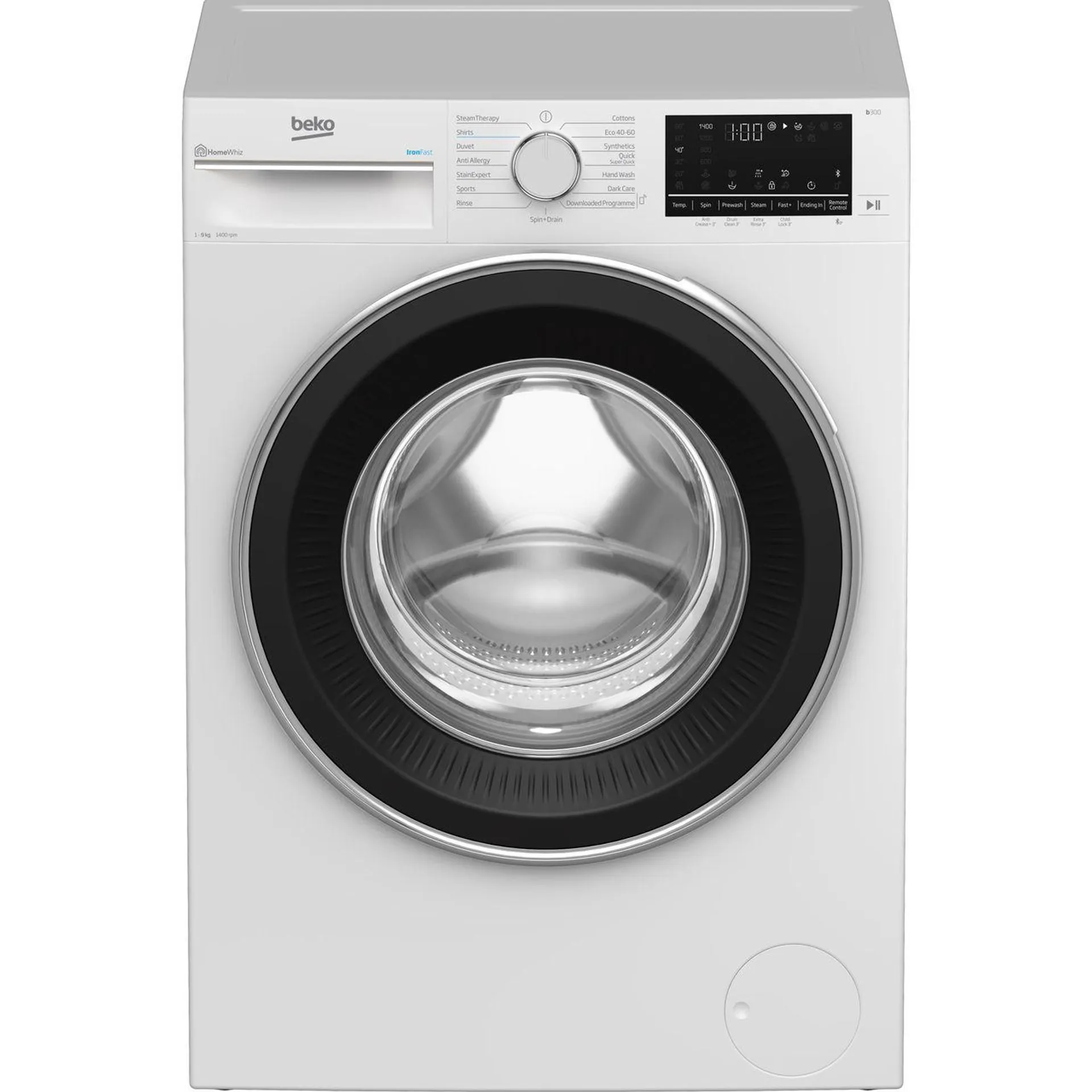Beko B3W5942IW 9kg Washing Machine with 1400 rpm - White - B Rated