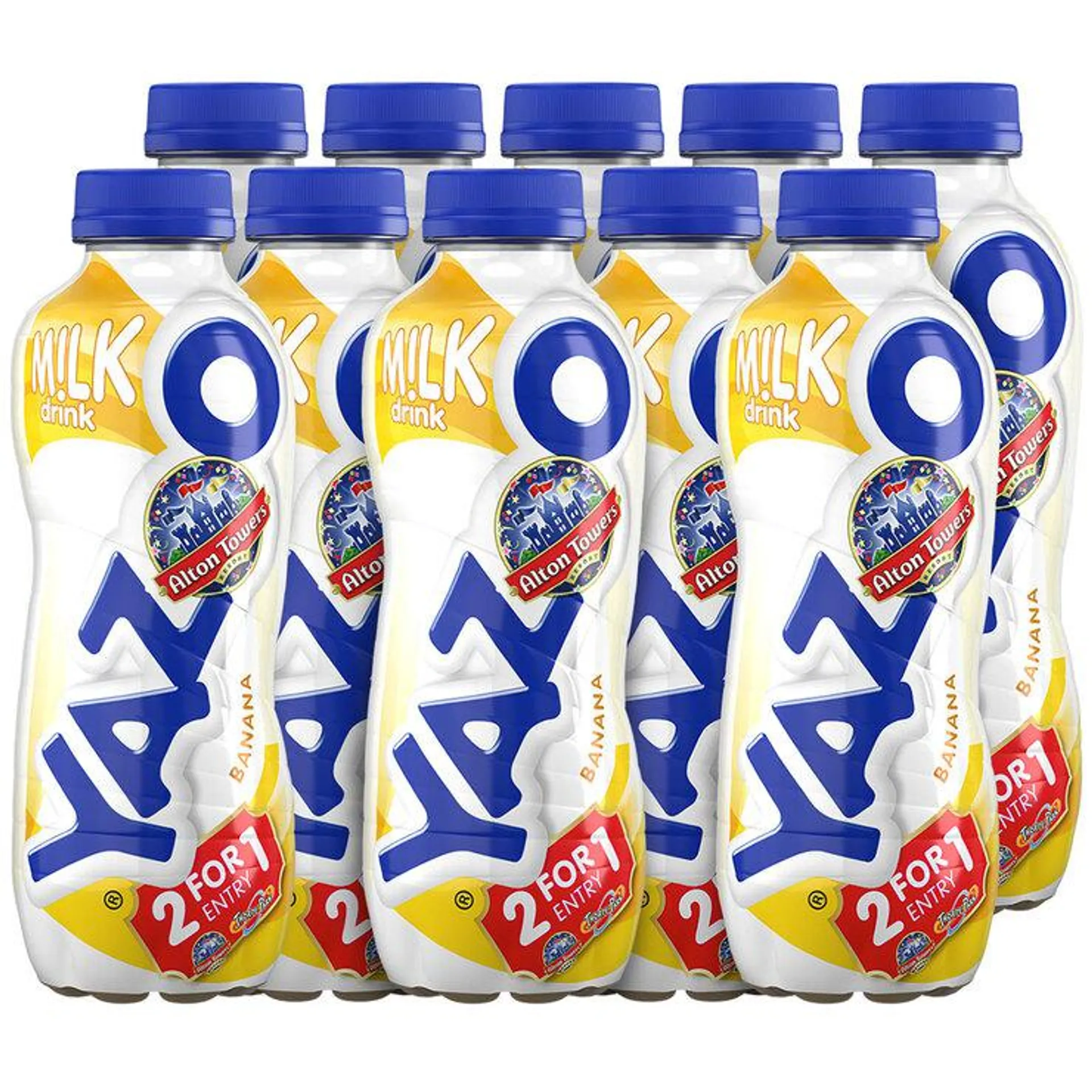 Yazoo Banana Milkshake, 10 x 400ml