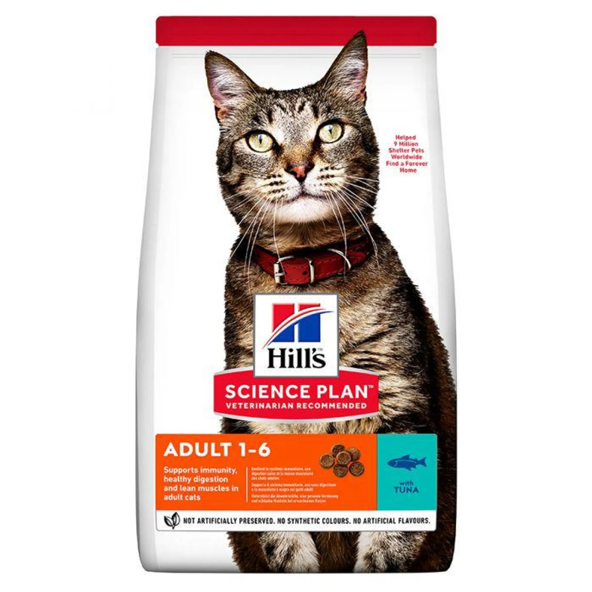 Hills Science Plan Adult Cat Food with Tuna 1.5kg