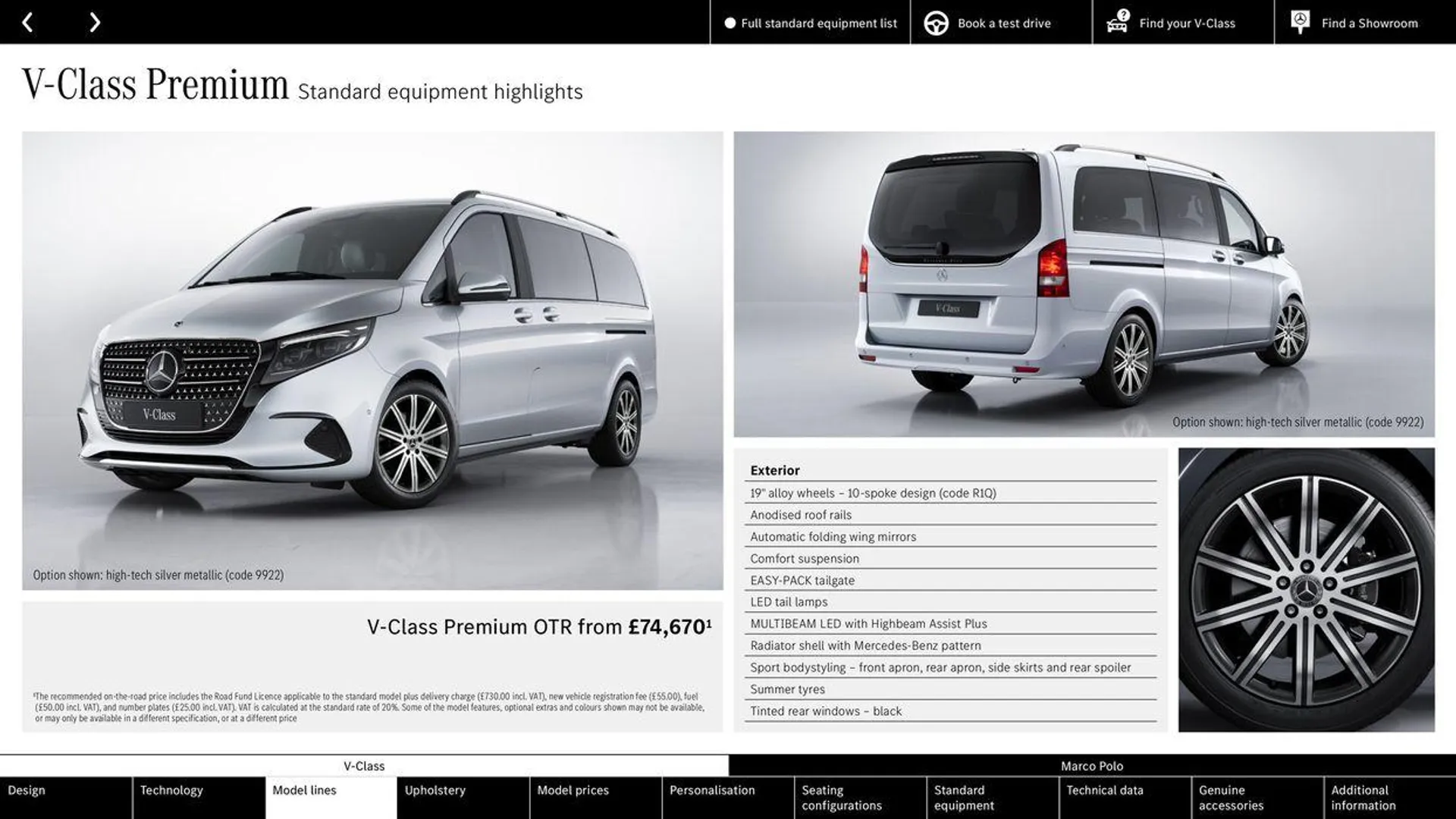 Mercedes Benz V-Class from 13 September to 13 September 2025 - Catalogue Page 12