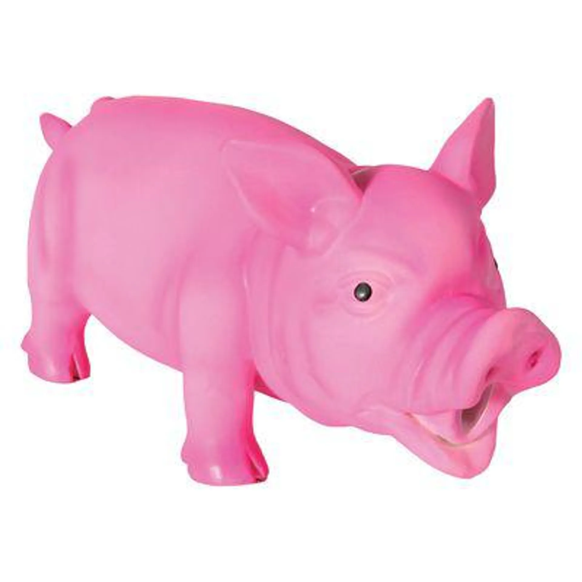 Grunting Latex Squeaker Pig Toy