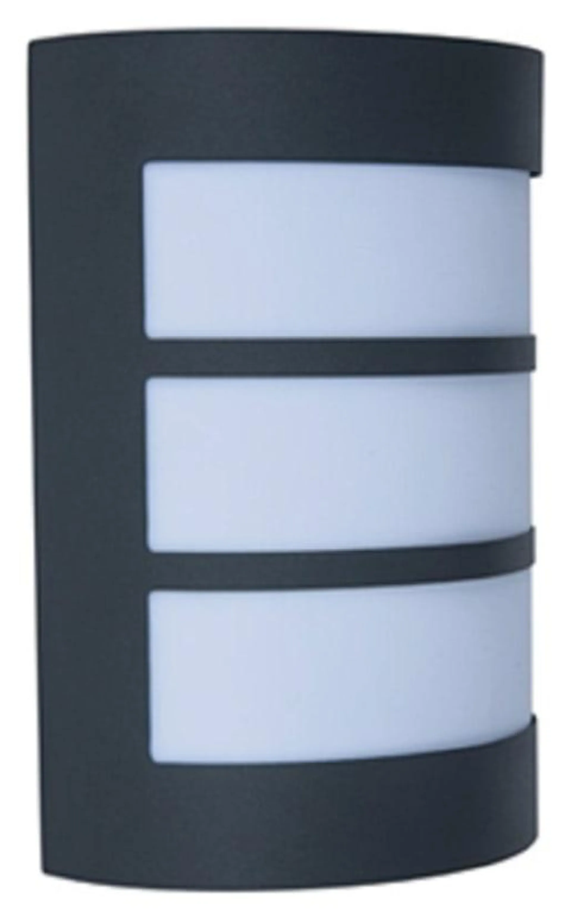 Lutec IP44 Nila Wall Light - Dark Grey