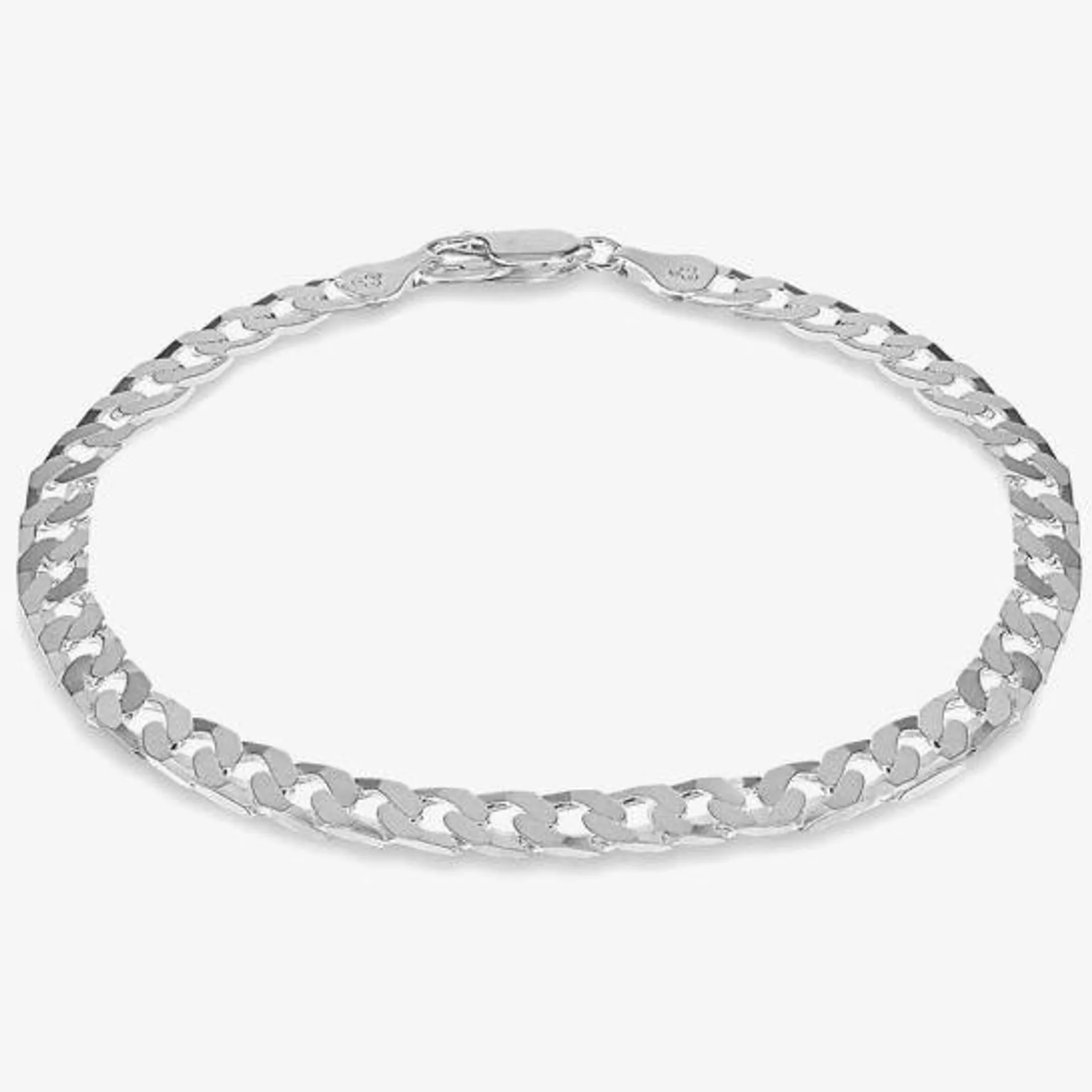 Sterling Silver 20cm Square Curb Chain 8.23.7013