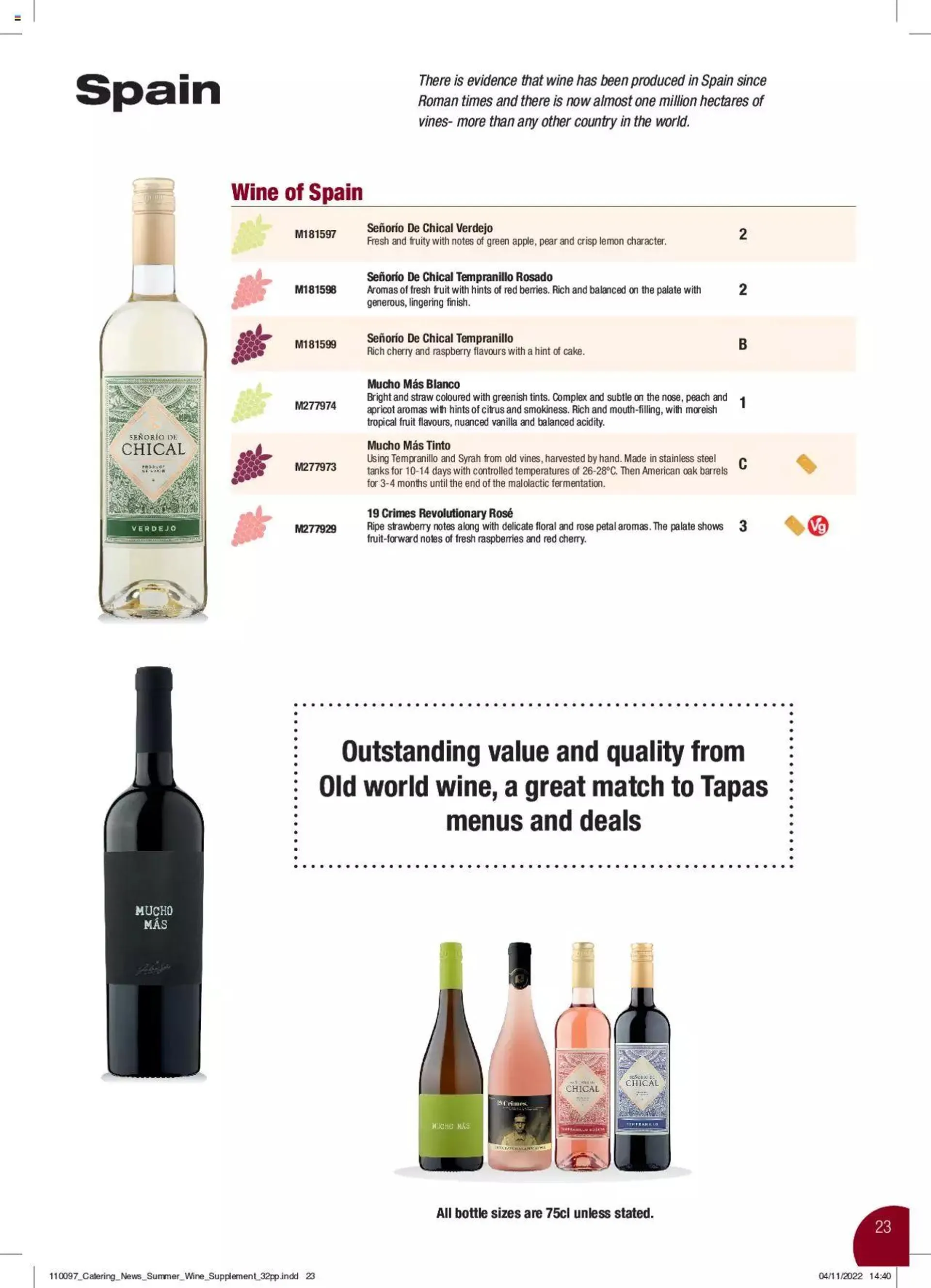 Makro Catering Wine Collection from 8 March to 6 January 2024 - Catalogue Page 23