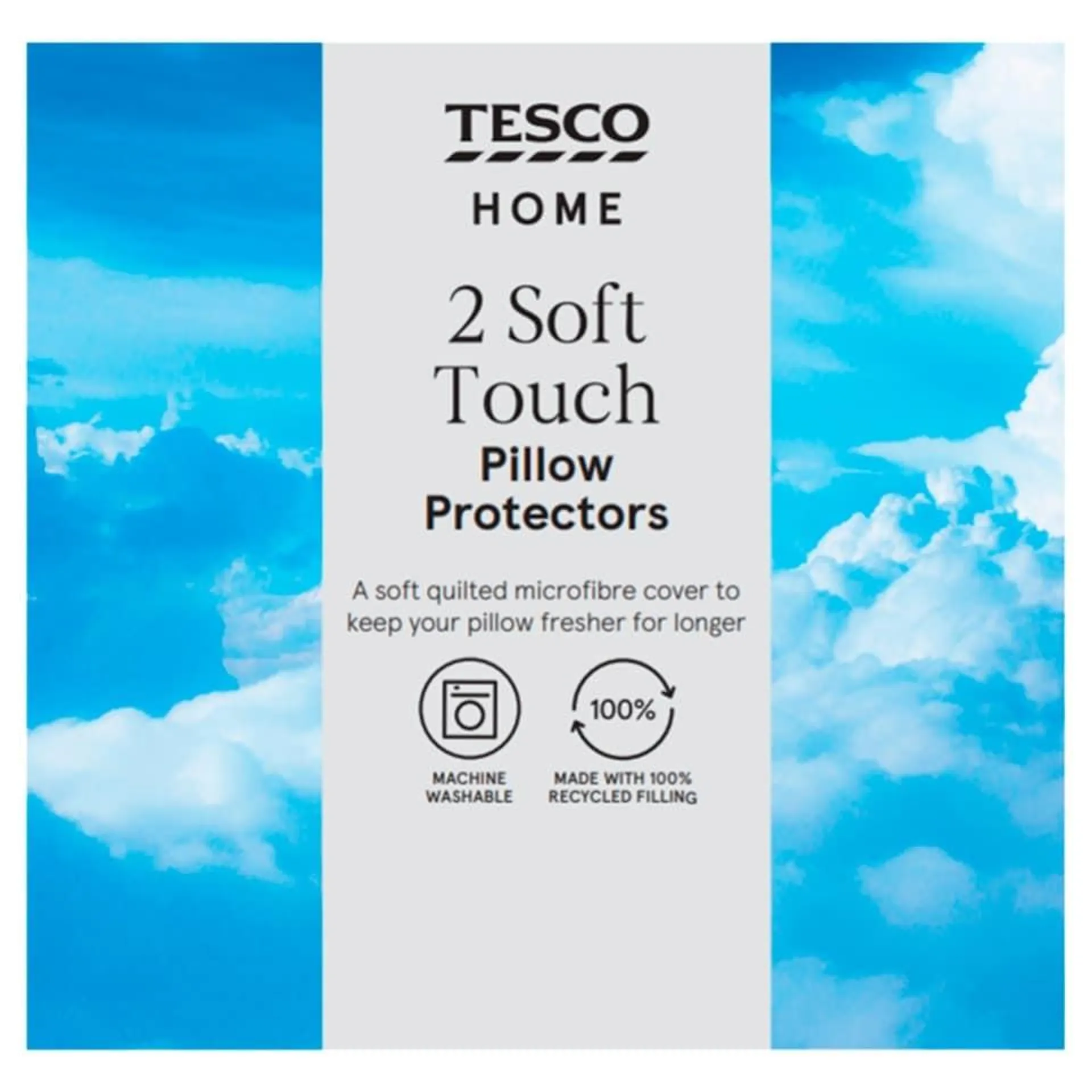 Tesco Soft Touch Pillow Protector 2 Pack