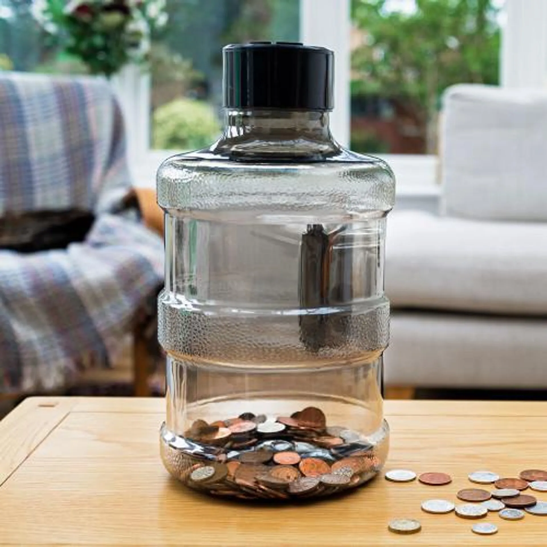 Super Size Coin Counting Jar