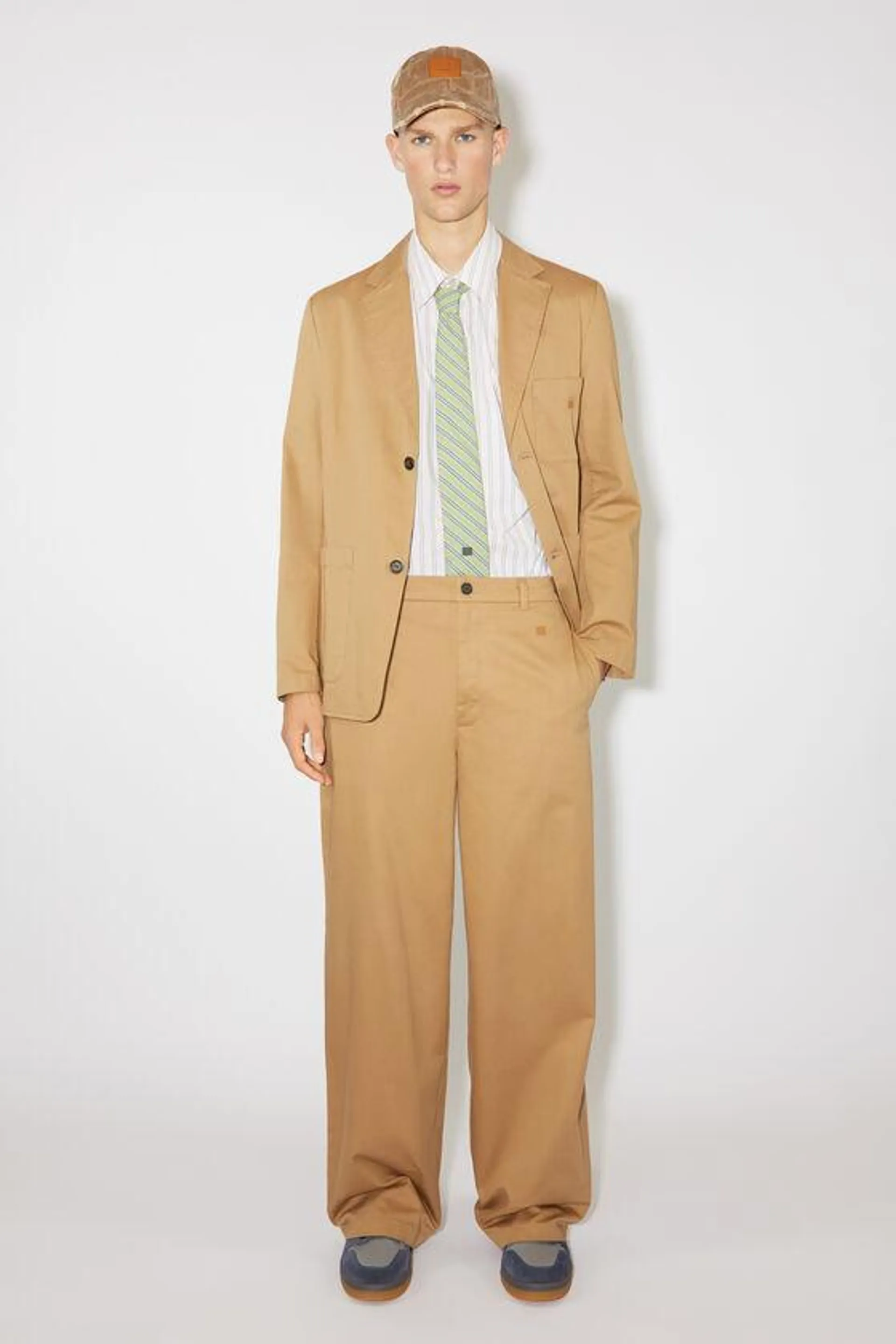 Twill cotton tailored jacket