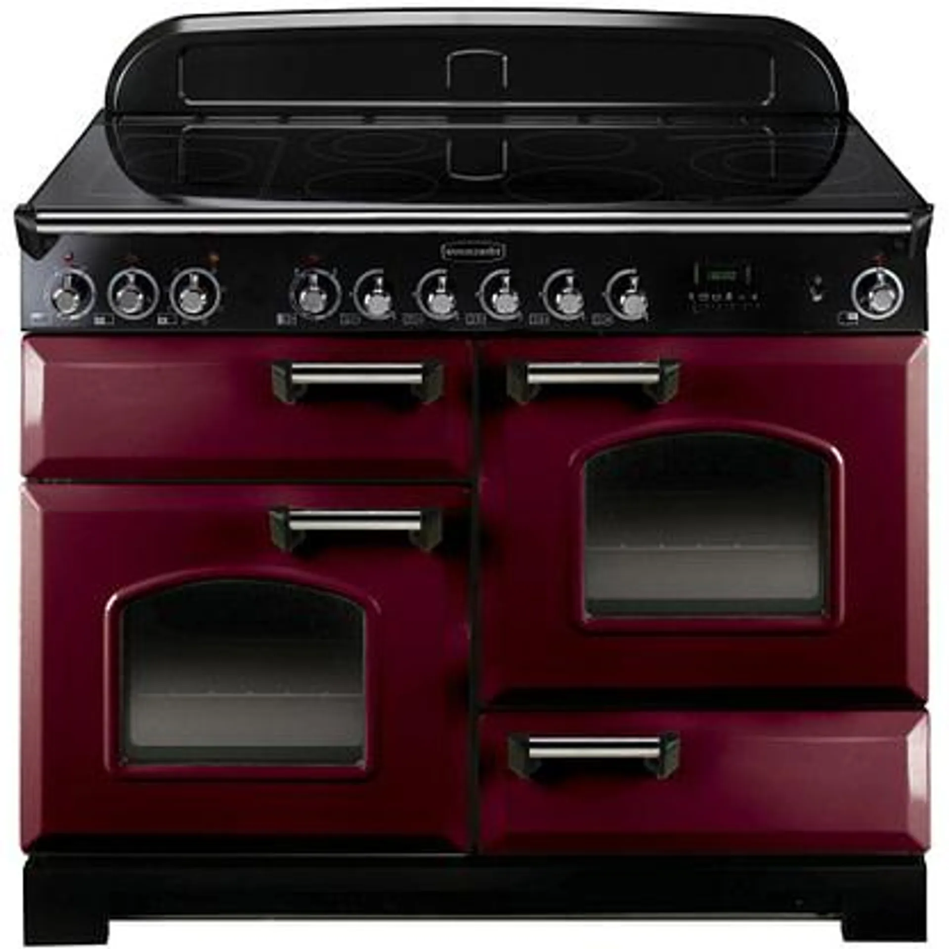 Rangemaster CDL110ECCY/C Classic Deluxe 110cm Ceramic Range Cooker 84440 – CRANBERRY