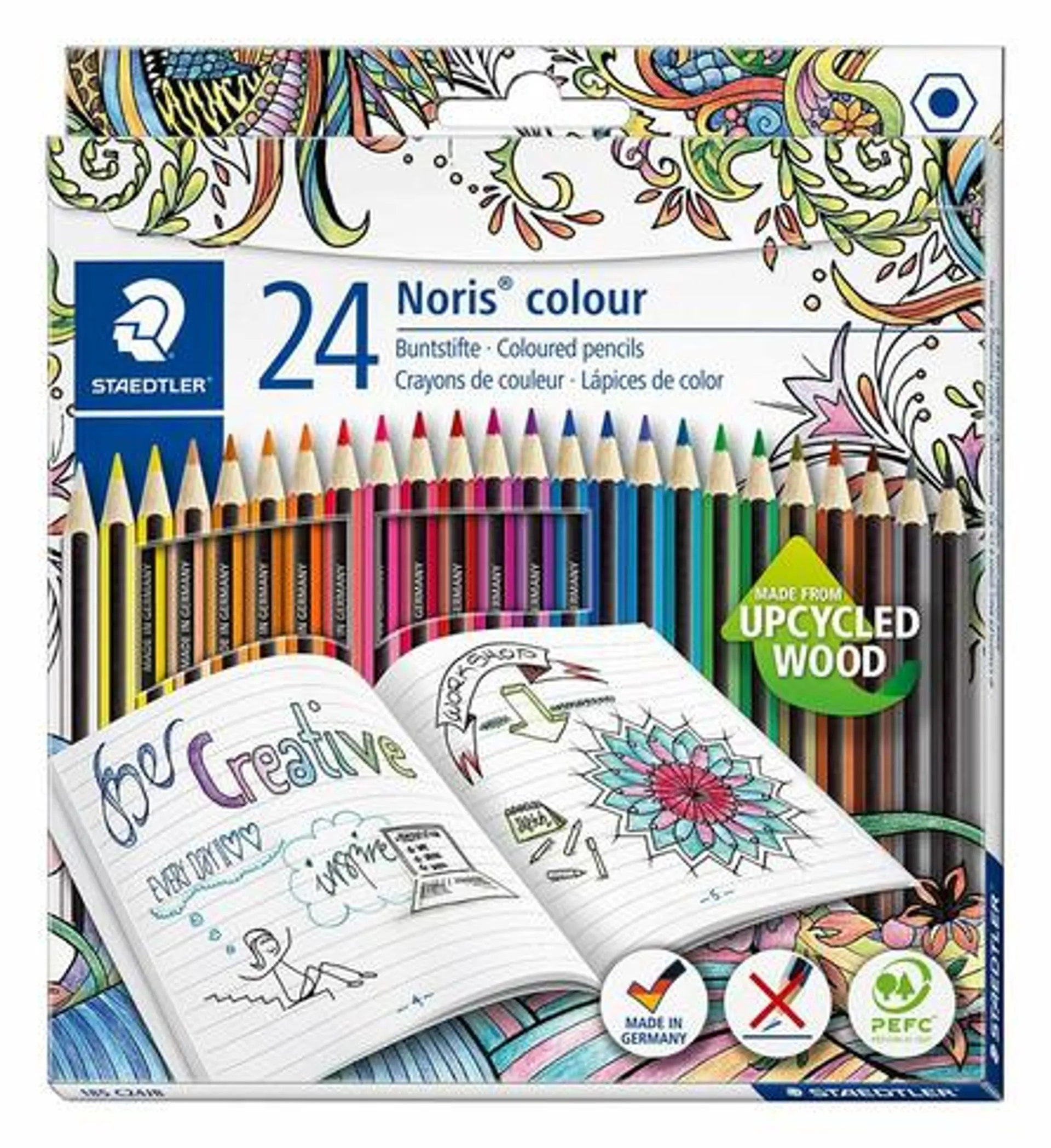 STAEDTLER Noris Colouring Pencils (Pack of 24)
