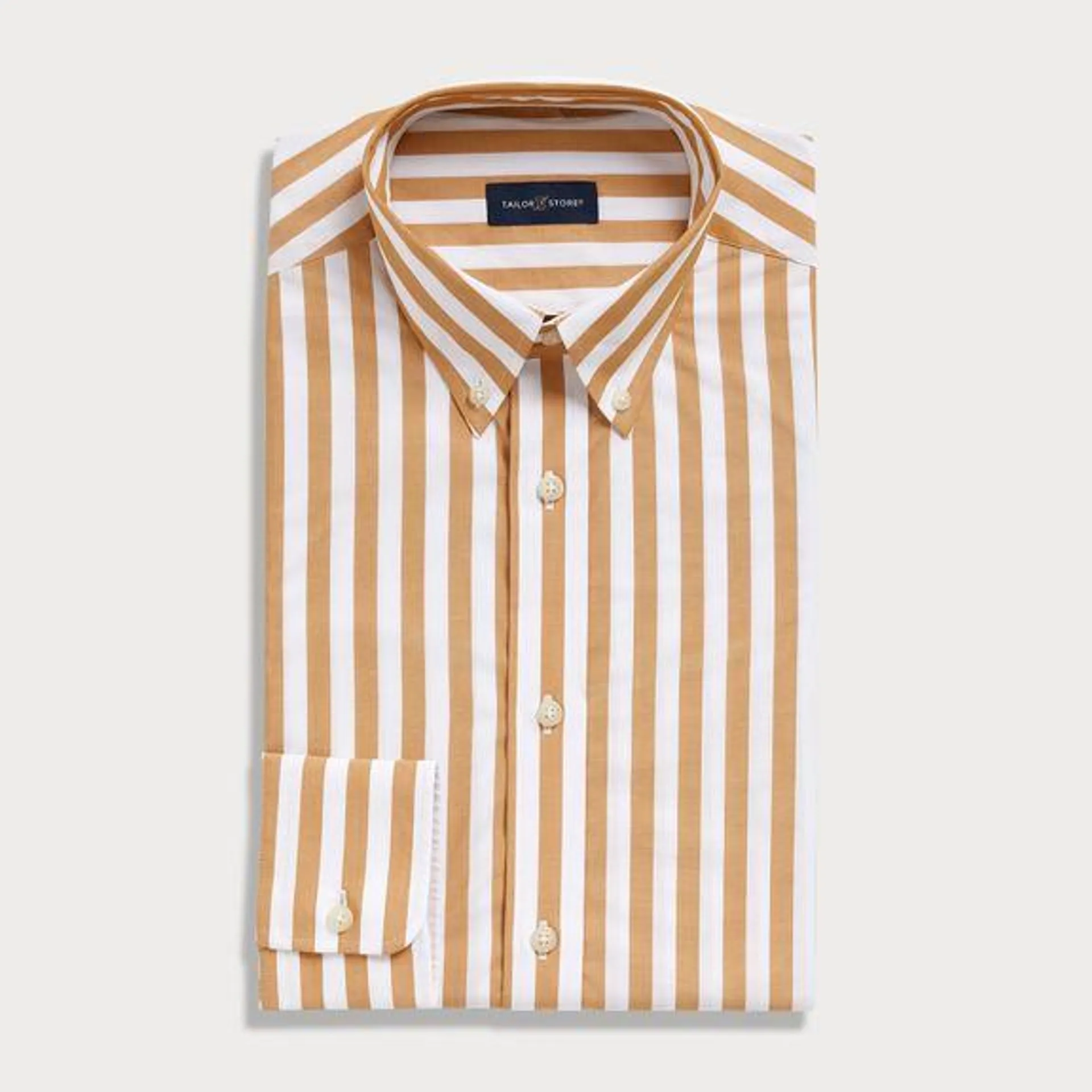 Yellow striped dress shirt