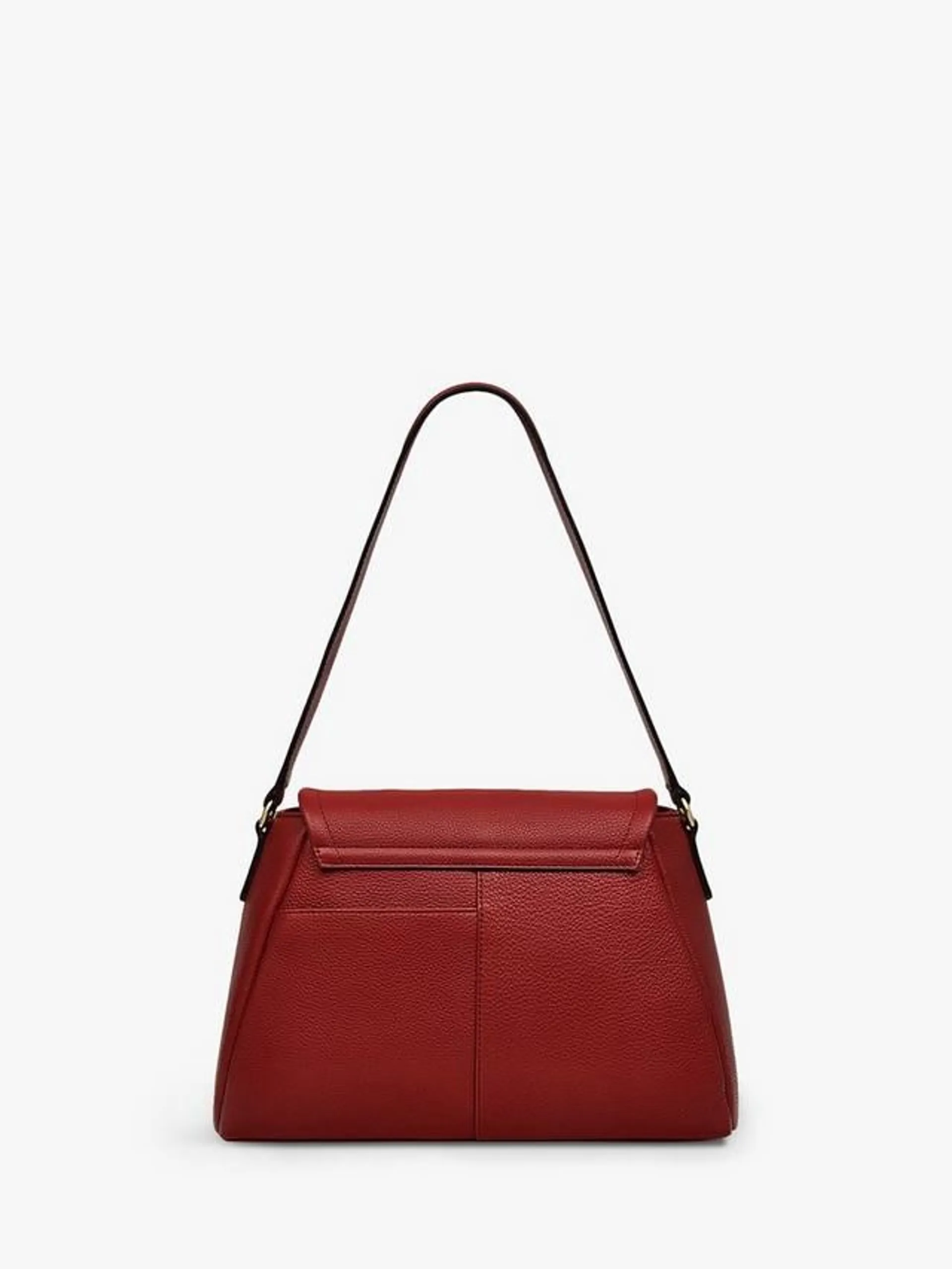 Sycamore Grove Leather Shoulder Bag, Claret