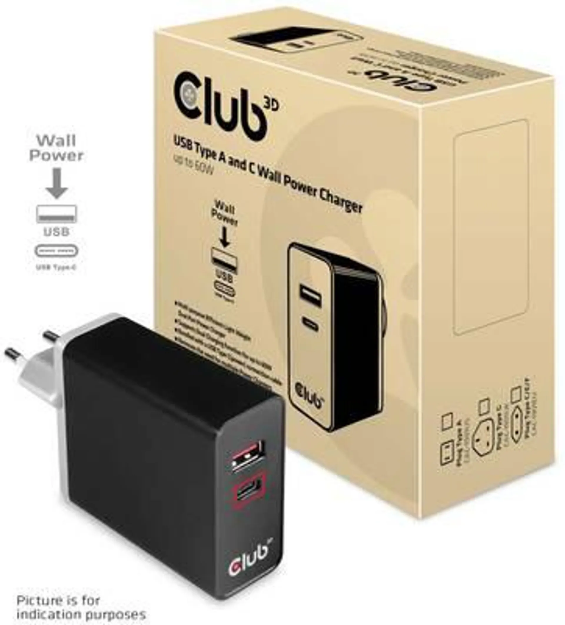 club3D Club 3D CAC-1902EU USB charger