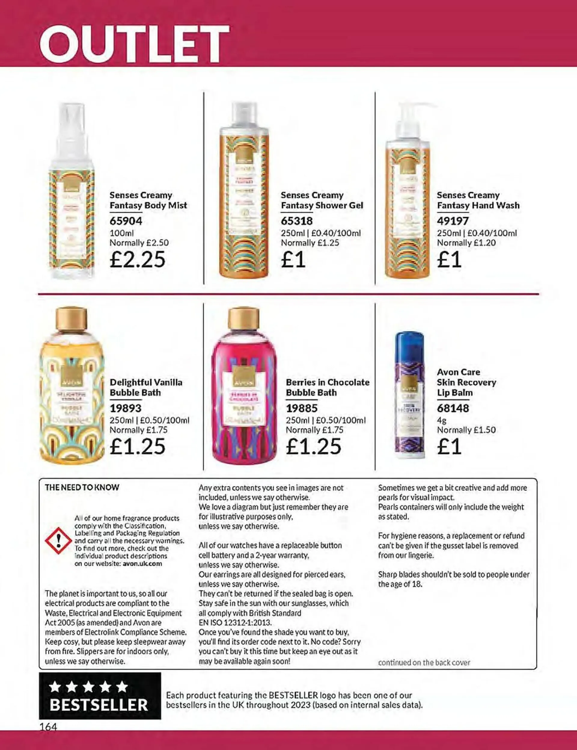 Avon leaflet from 1 May to 31 May 2024 - Catalogue Page 164