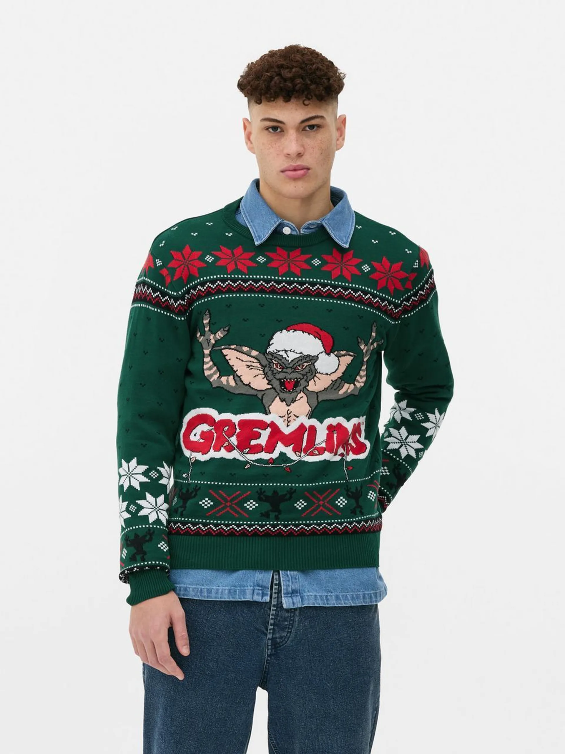 Gremlins Fair Isle Christmas Jumper