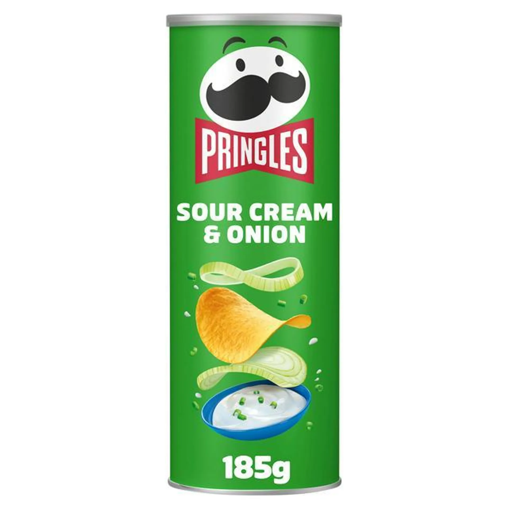 Pringles Sour Cream & Onion Sharing Crisps 185g