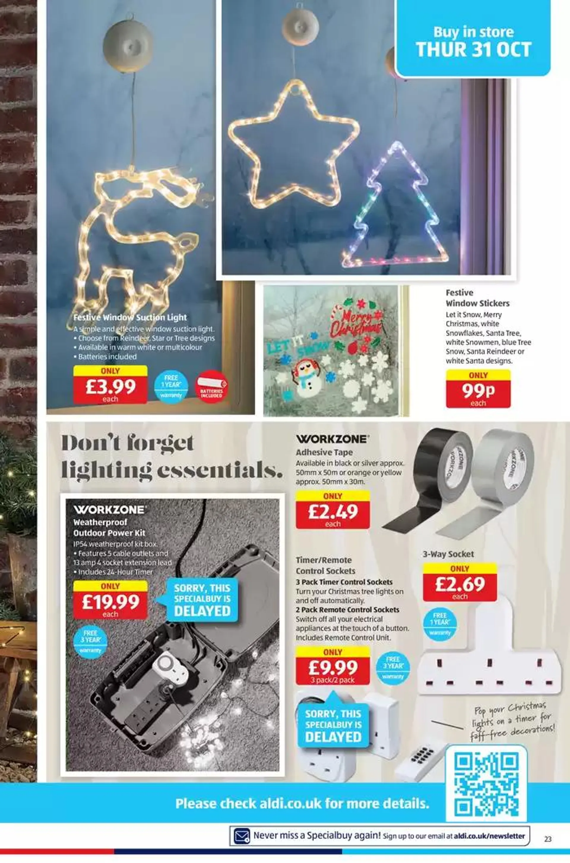 Aldi SpecialBuys Scotland from 26 October to 9 November 2024 - Catalogue Page 23