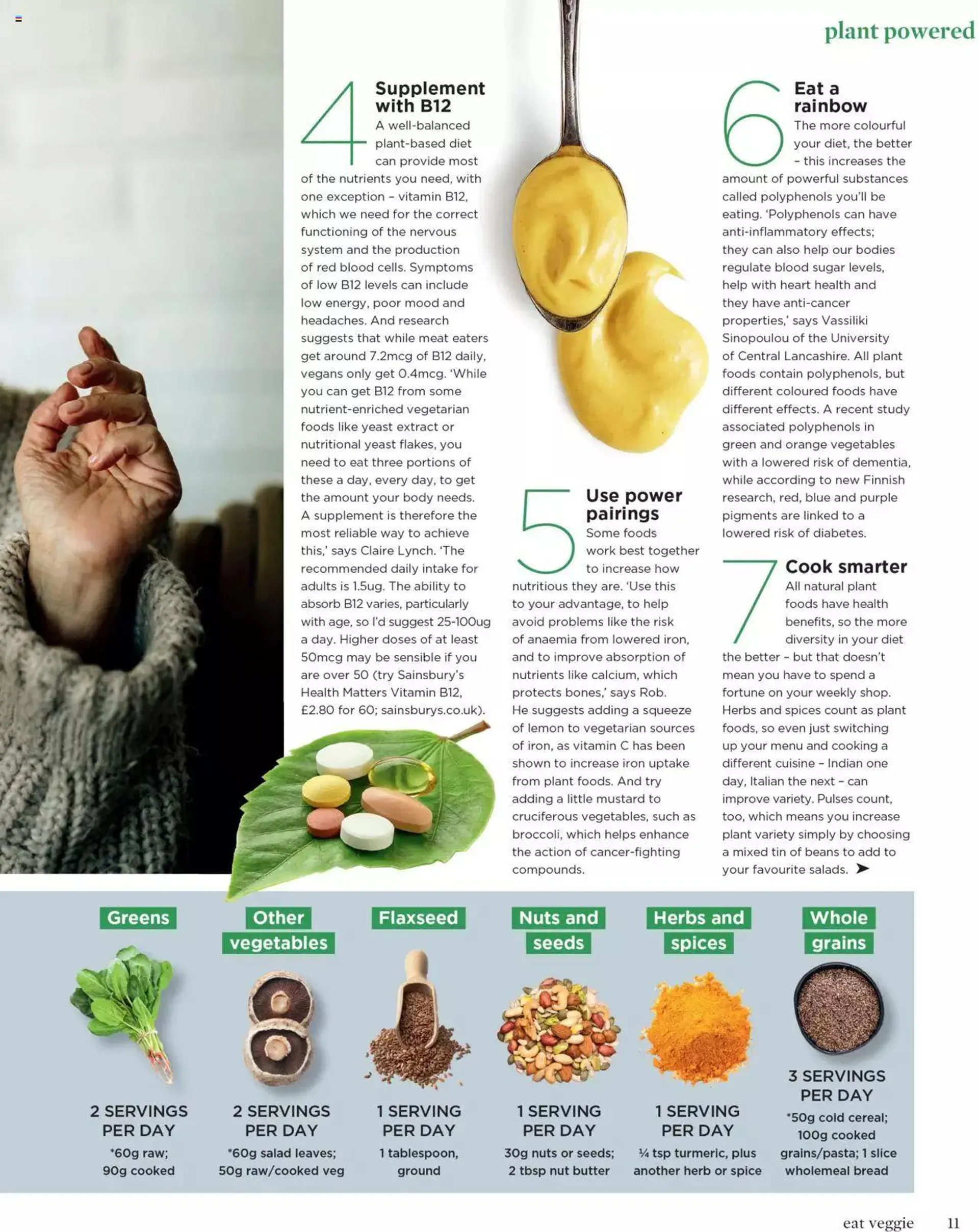 Sainsbury's - Magazine Collection - Eat Veggie Plant Power 2024 from 1 March to 31 December 2024 - Catalogue Page 11