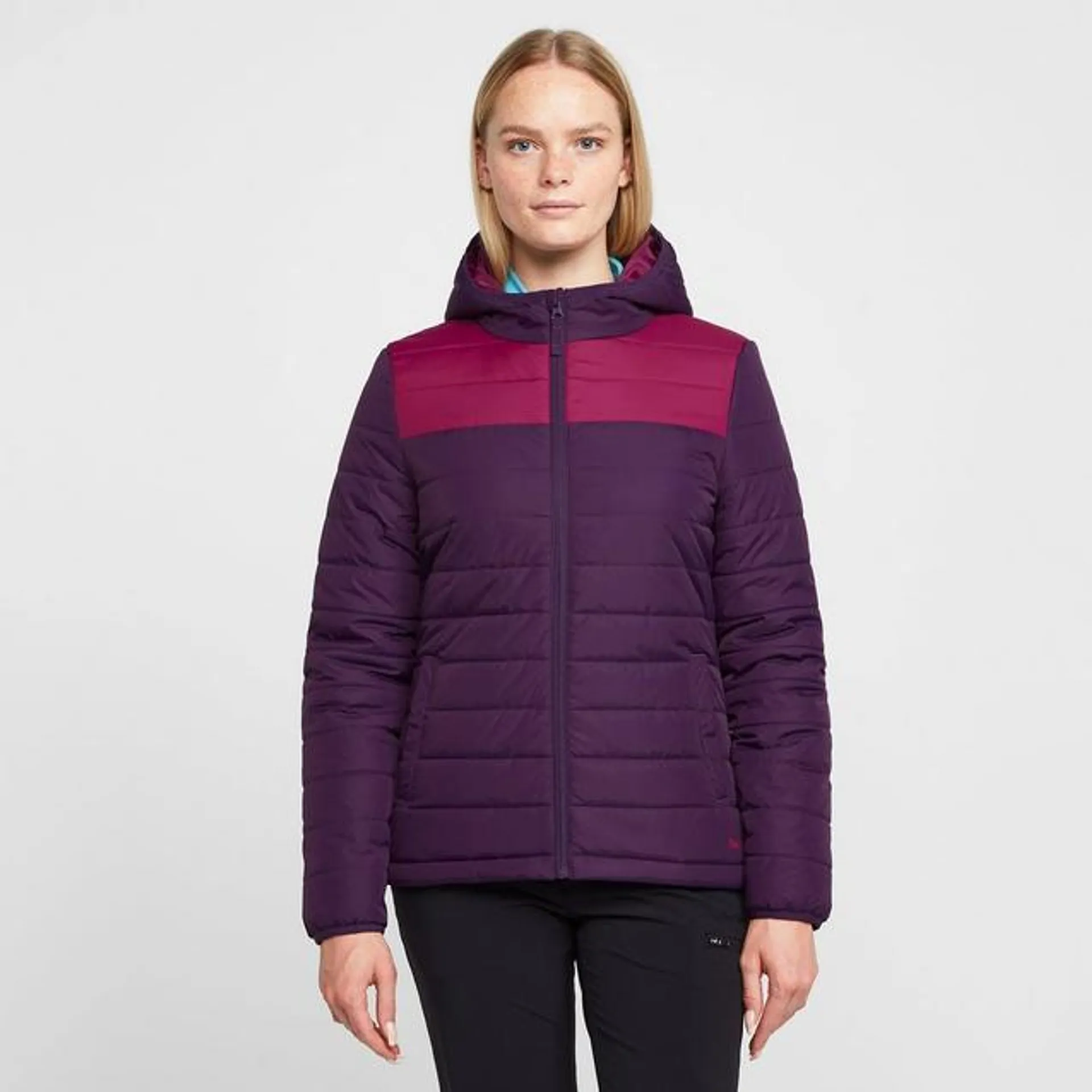 Womens Blisco II Hooded Jacket Purple/Pink