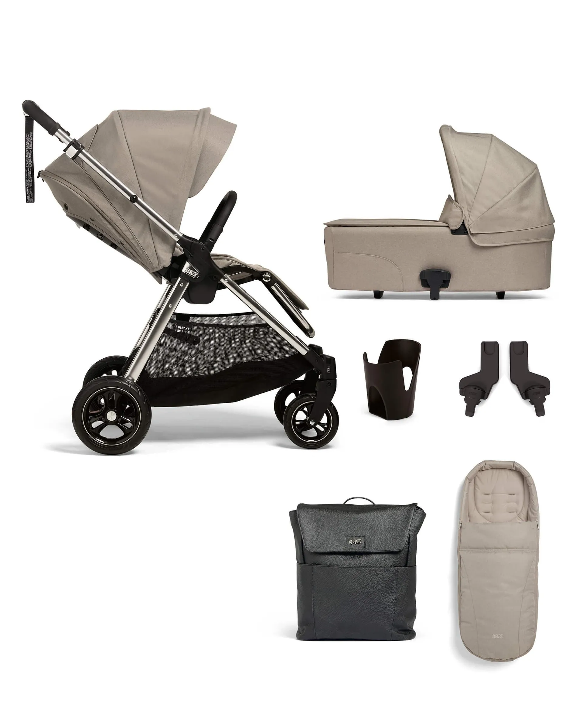 Flip XT³ Pushchair Essential Bundle (6 Pieces) - Fawn