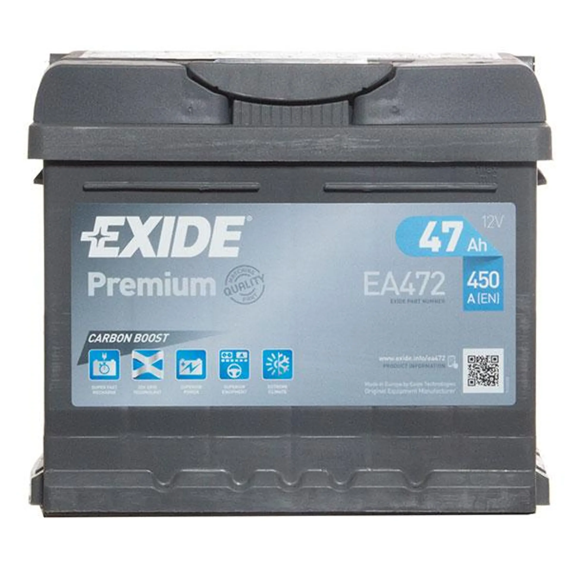 Exide 063 Car Battery (47Ah) - 5 Year Guarantee