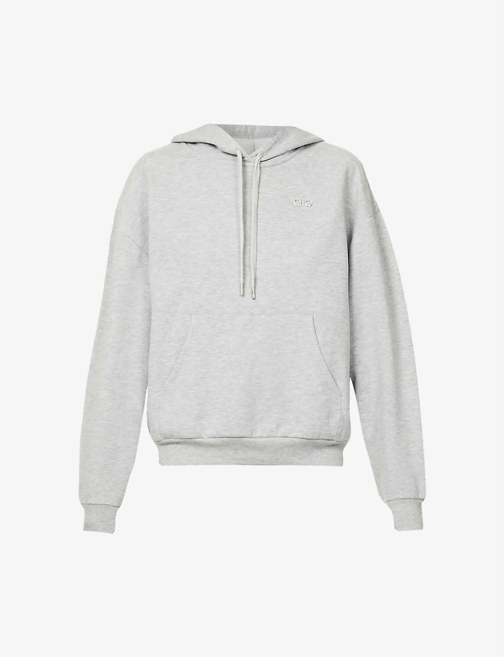 Accolade kangaroo-pocket cotton-blend hoody