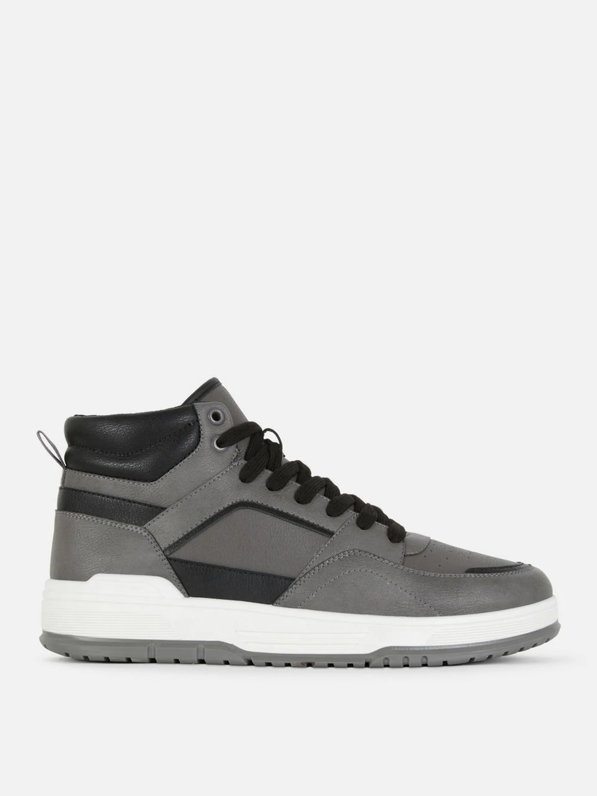 Panelled High-Top Trainers