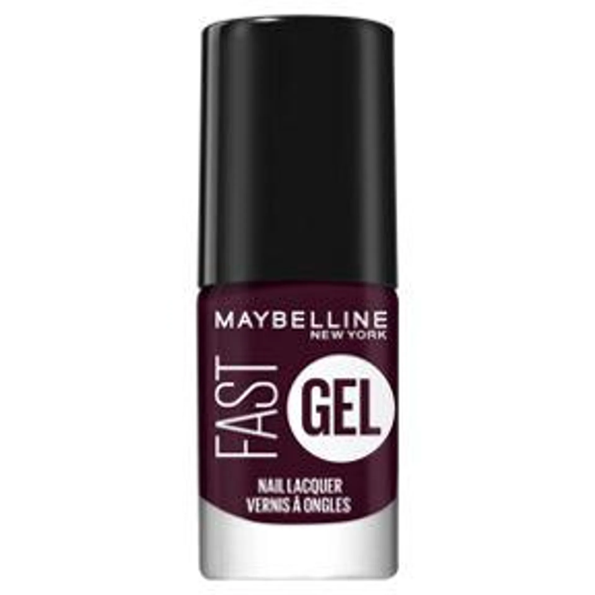 Maybelline Fast Gel Nail Lacquer Possessed Plum 13 Long-Lasting Nail Polish