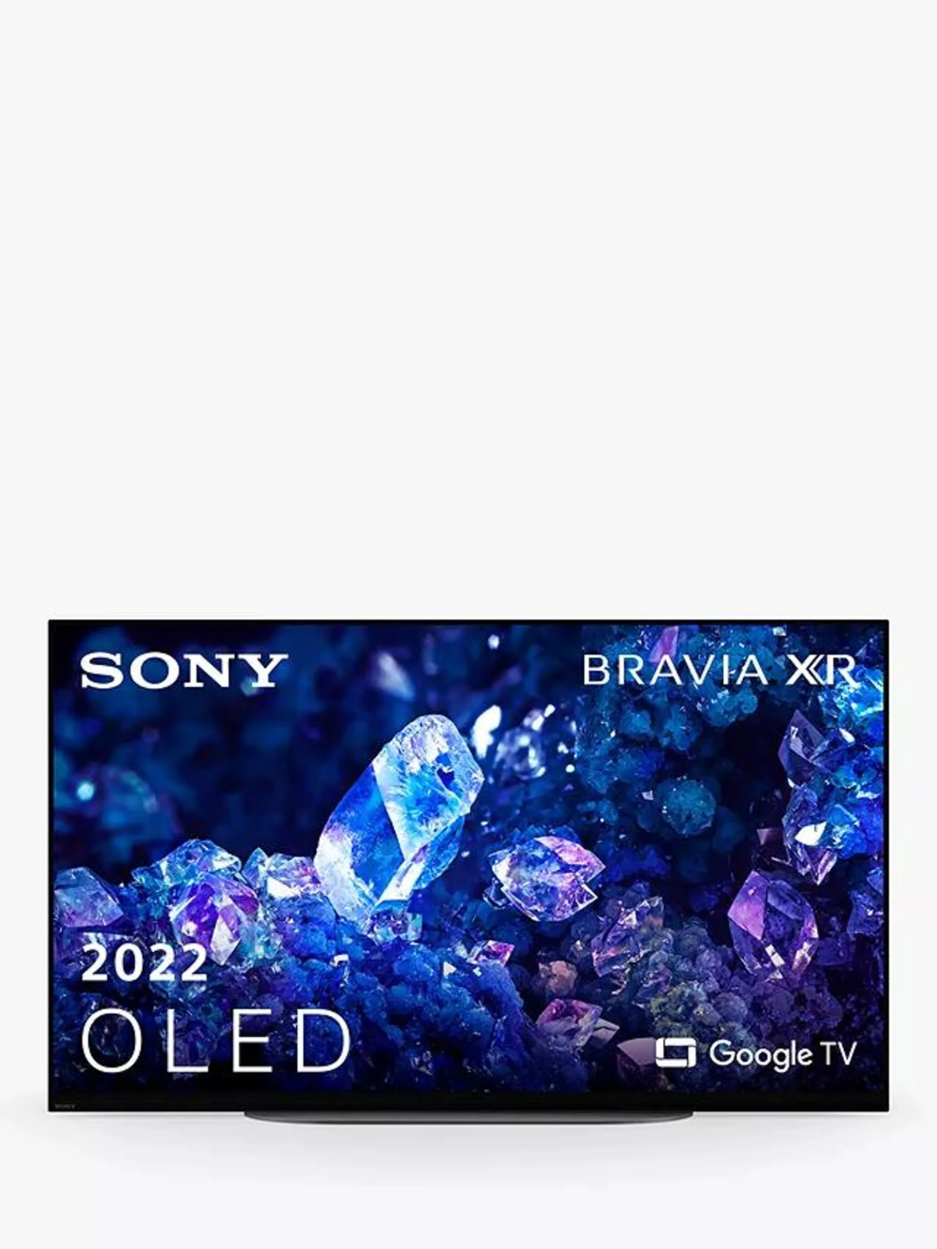 Sony Bravia XR XR48A90K (2022) OLED HDR 4K Ultra HD Smart Google TV, 48 inch with Youview/Freesat HD, Dolby Atmos & Acoustic Surface Audio+, Black