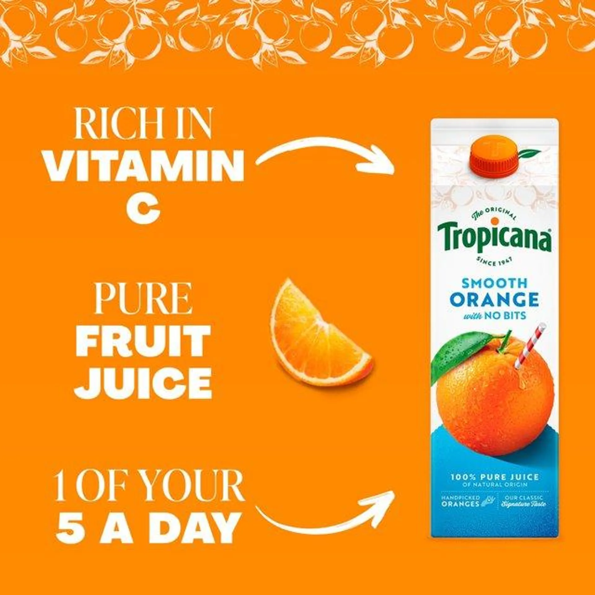 Tropicana Pure Smooth Orange Fruit Juice