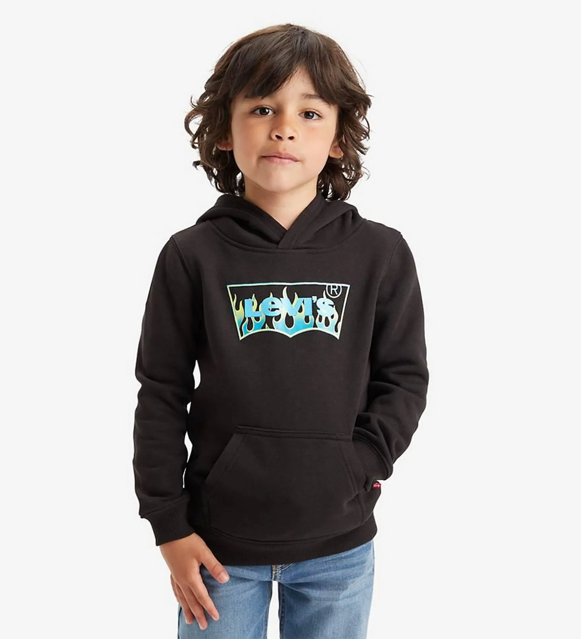 Kids Batwing Fill Pullover Hoodie