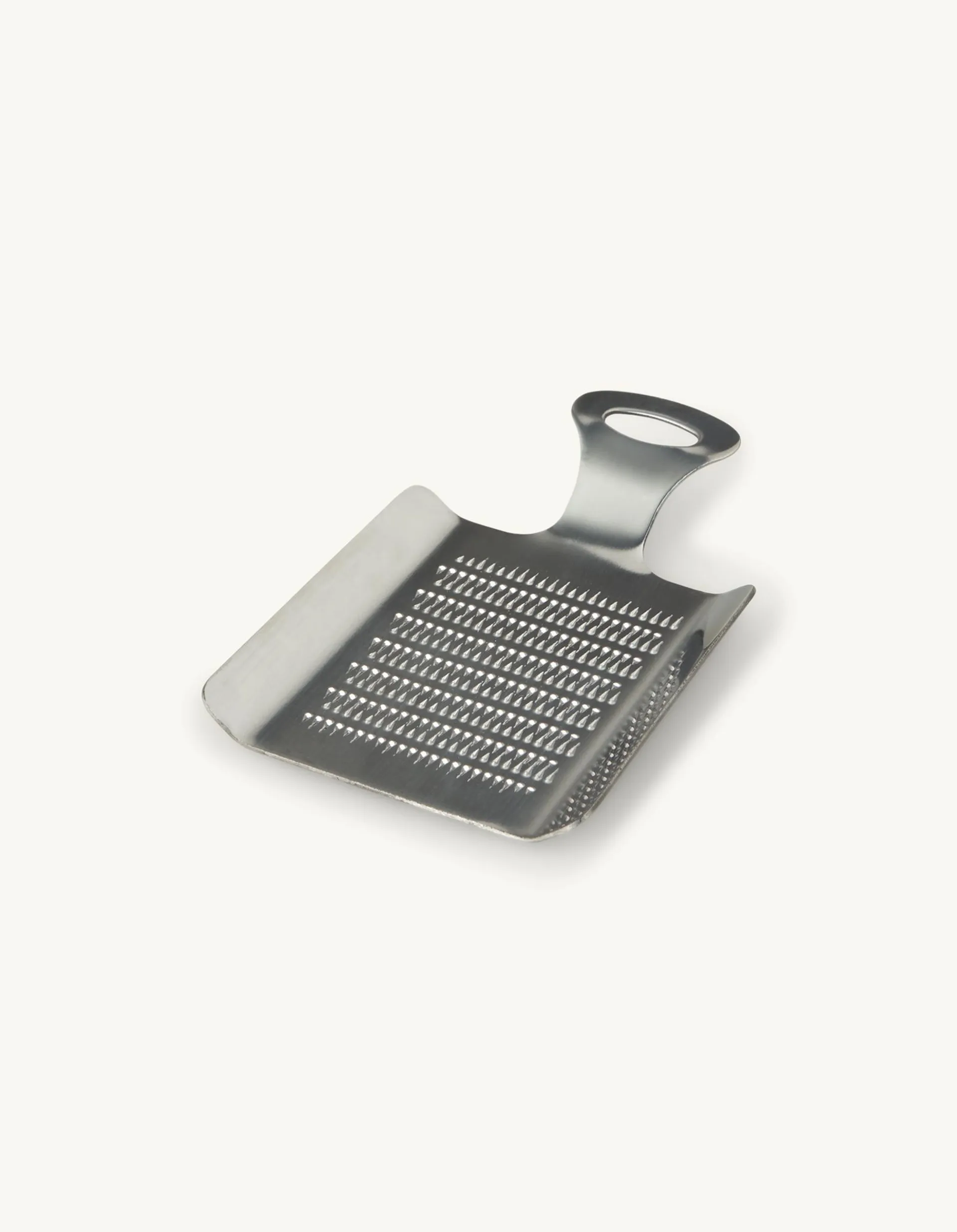 Mini grater Stainless steel. 11 x 7 cm.