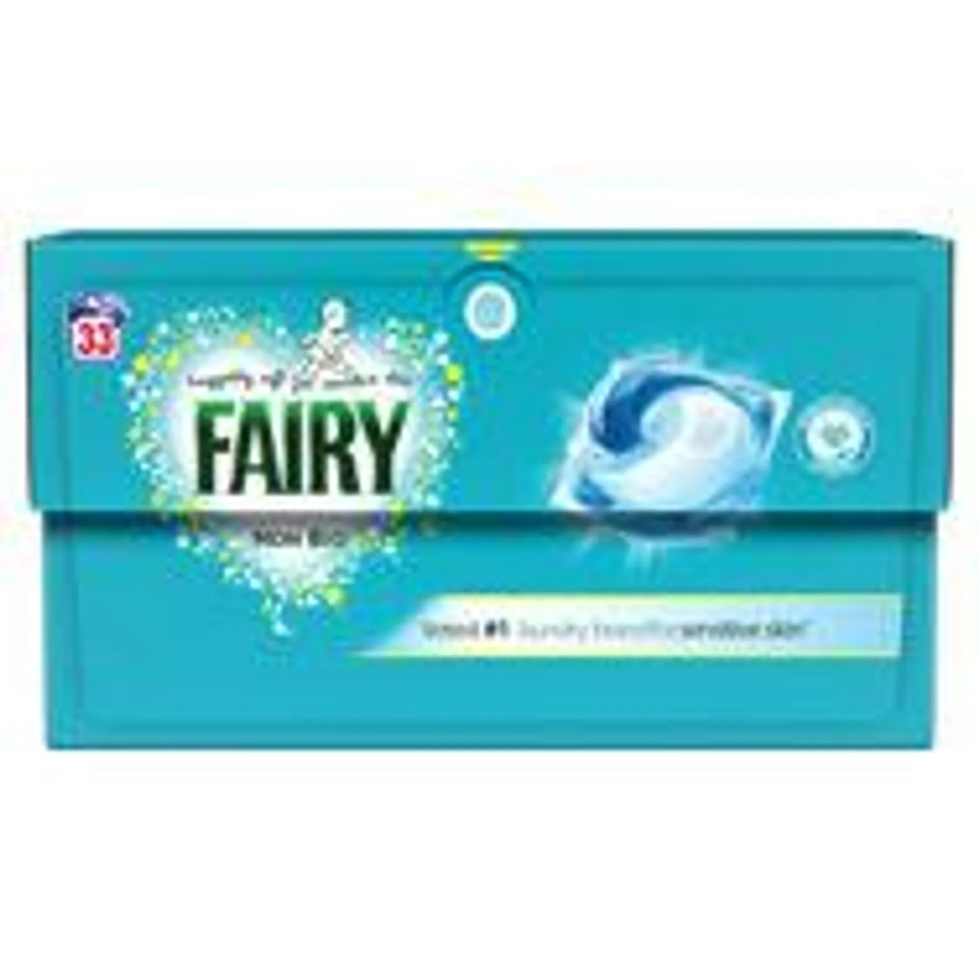 Fairy Non Bio Washing Liquid PODS®, For Sensitive Skin, 33 Washes