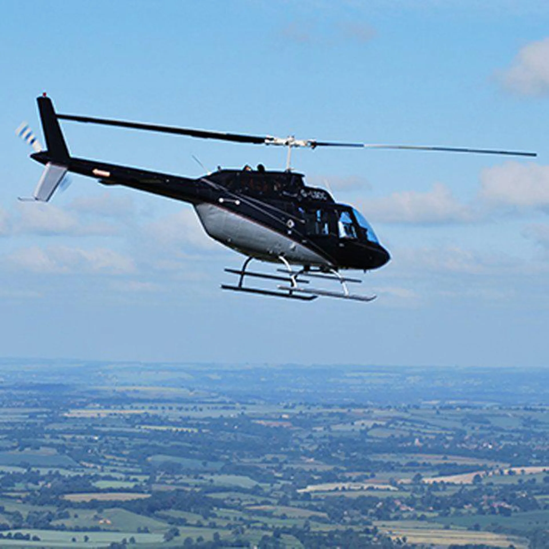 12 Mile Helicopter Tour with Bubbly for One