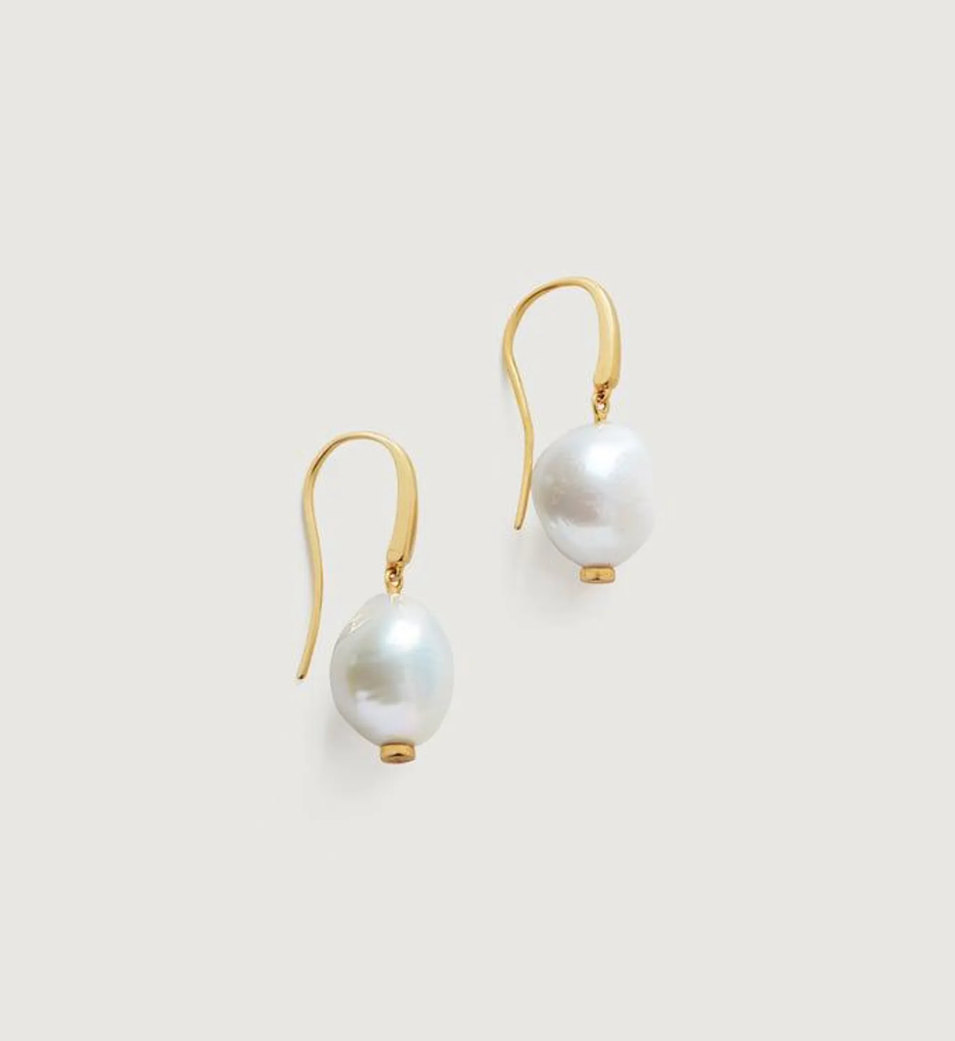 Nura Pearl Wire Earrings