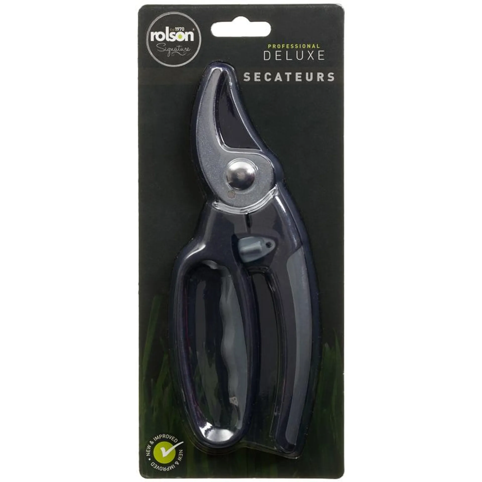 Rolson Deluxe Secateurs - Black