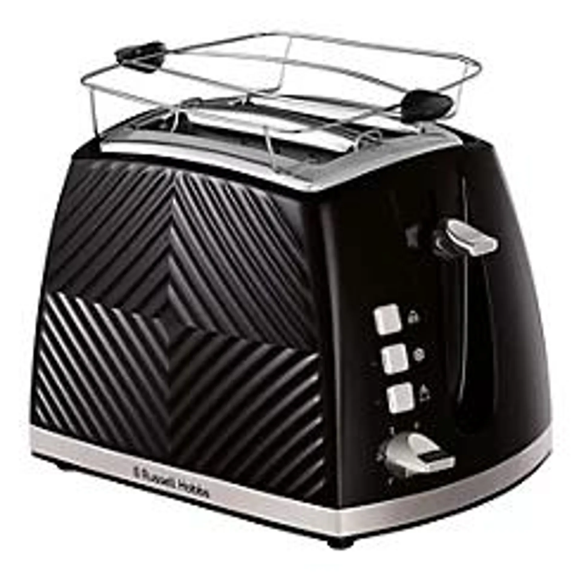 Russell Hobbs Textured 2 Slice Toaster 26394 - Black