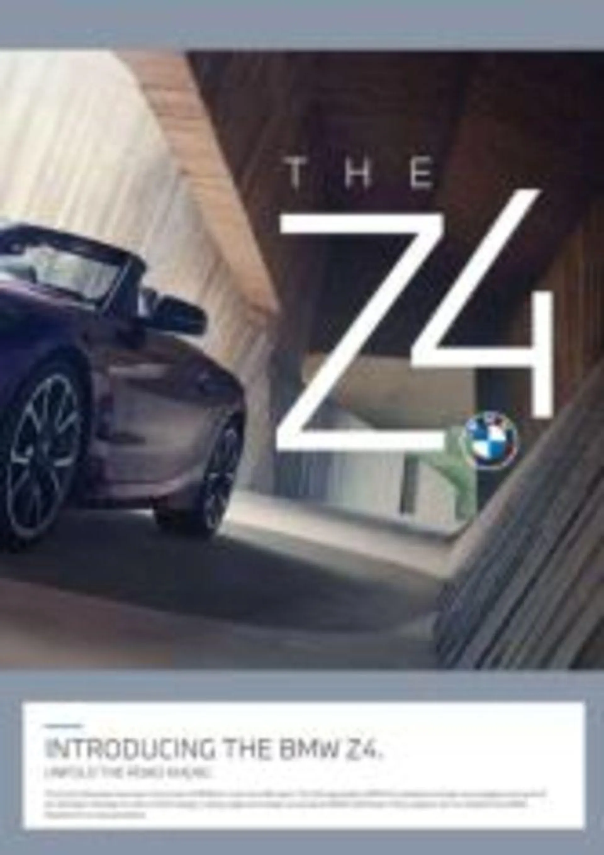 BMW Z4 from 19 January to 31 December 2024 - Catalogue Page 2