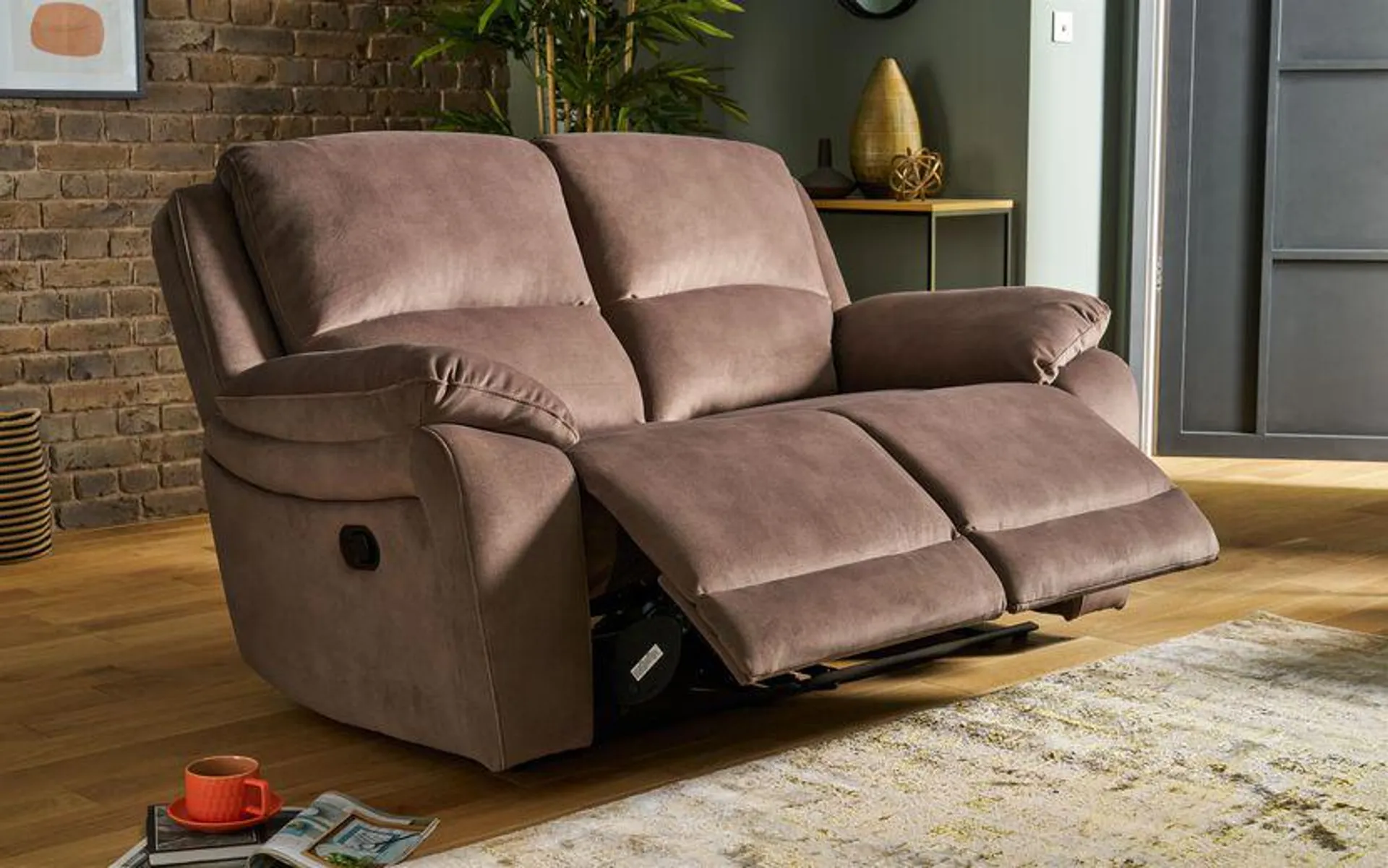 Endurance Spencer 2 Seater Manual Recliner Sofa